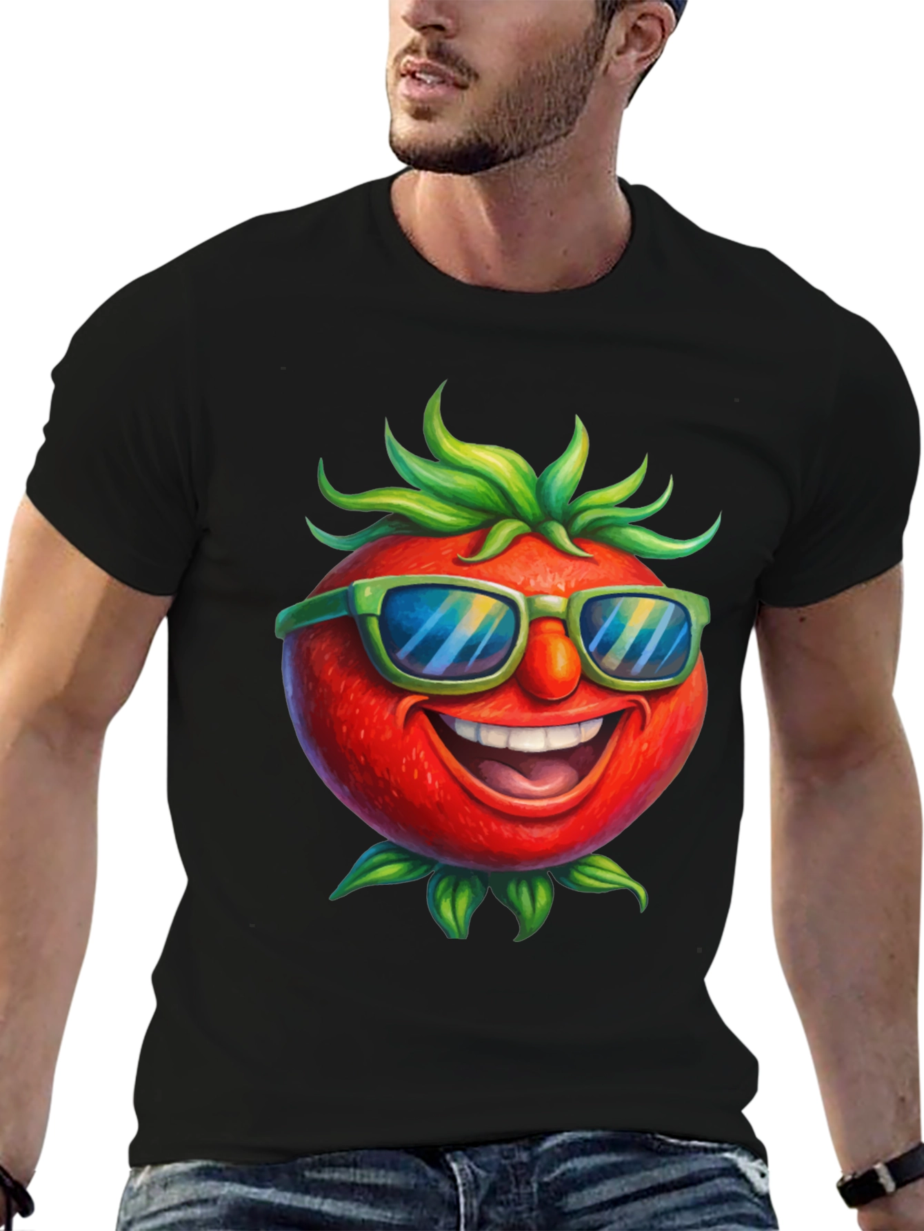 Tomato Character Graphic Tee