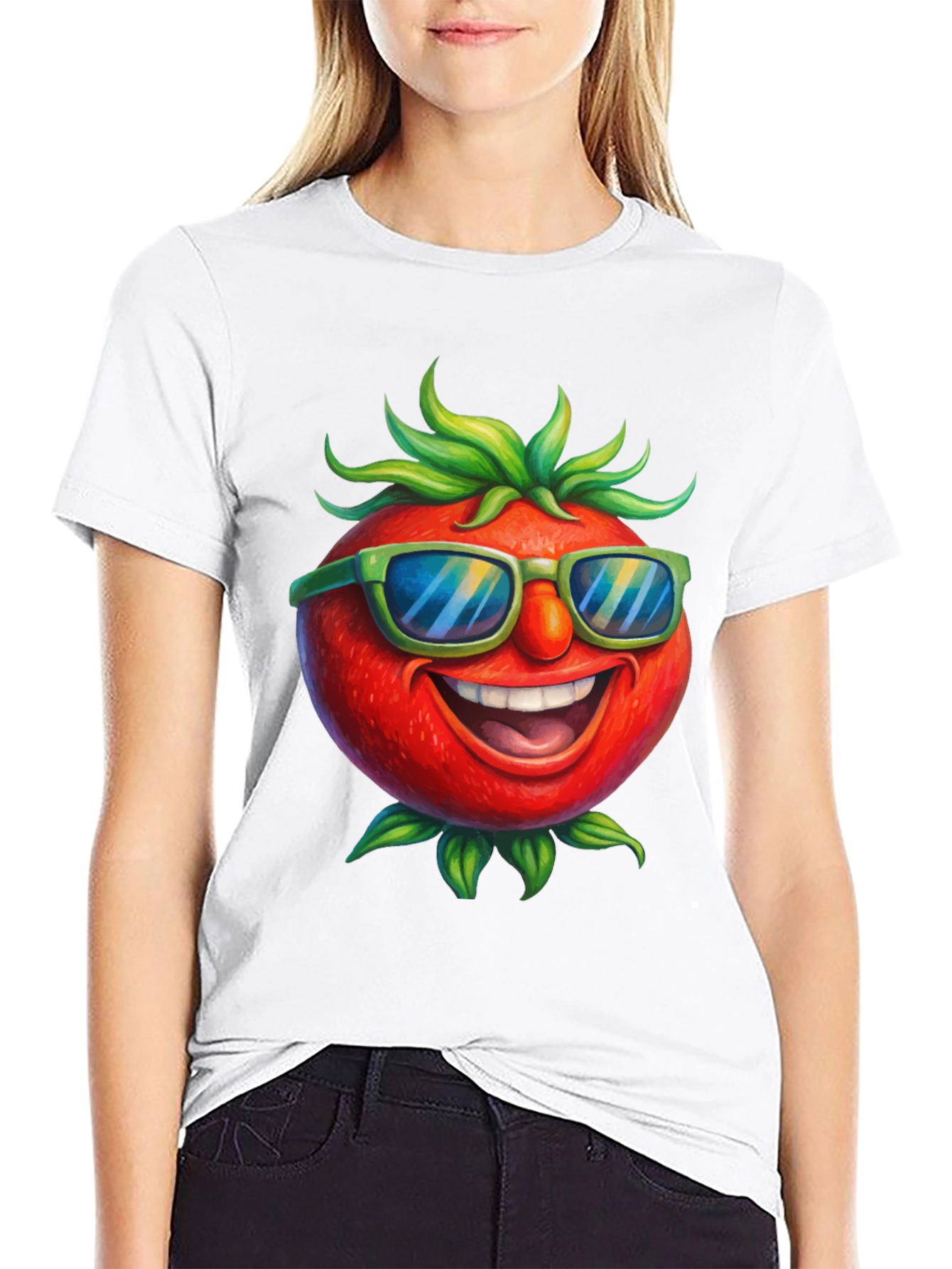 Tomato Character Graphic Tee