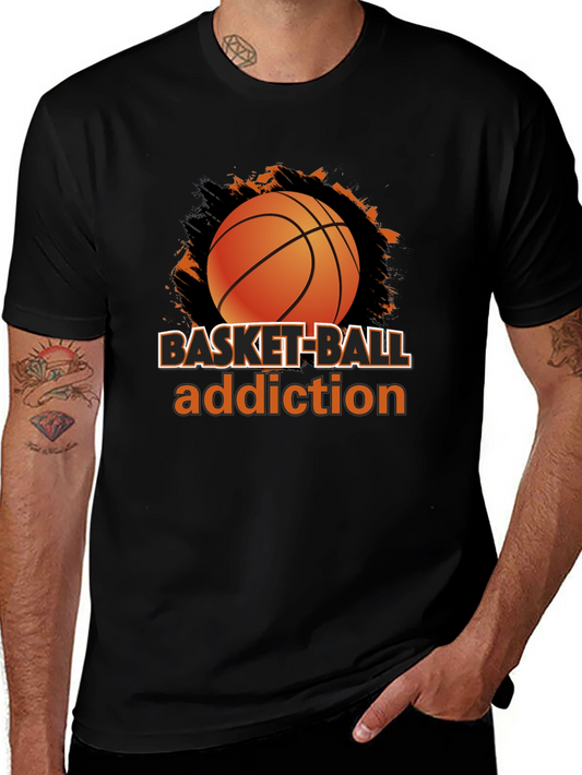 Basketball Addiction T-Shirt - Sports Fan Apparel
