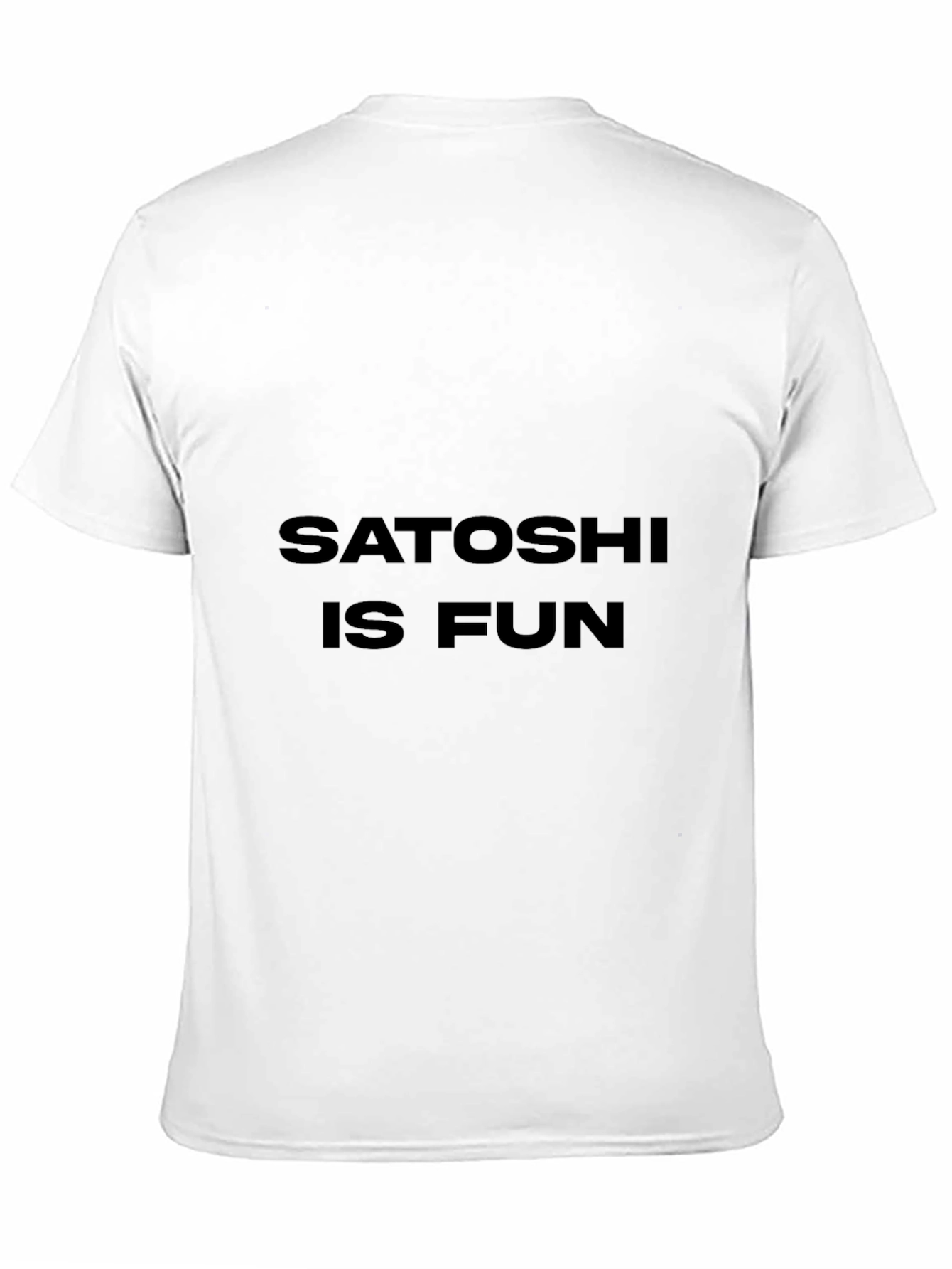Satoshi Is Fun Black T-Shirt