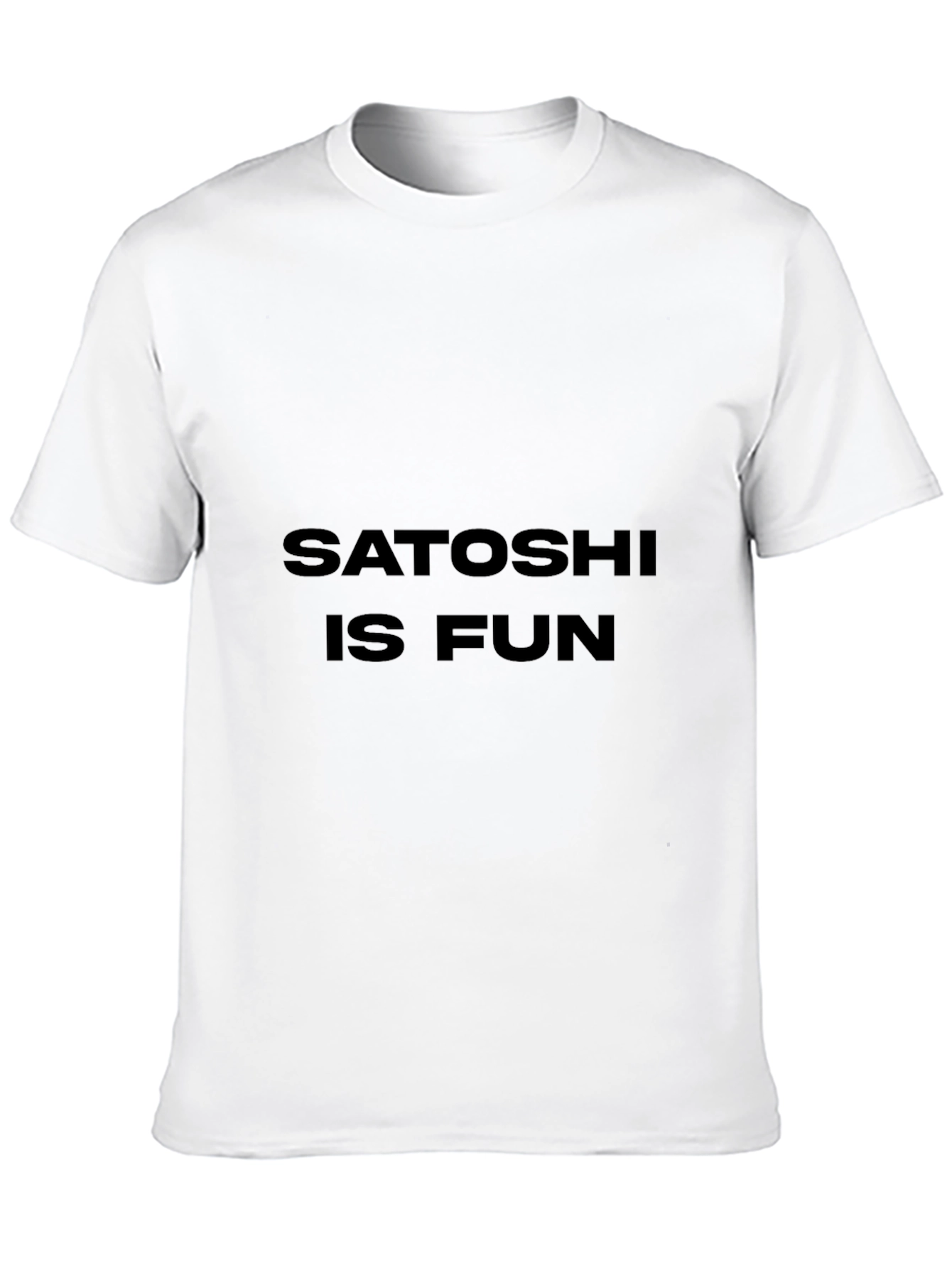 Satoshi Is Fun Black T-Shirt