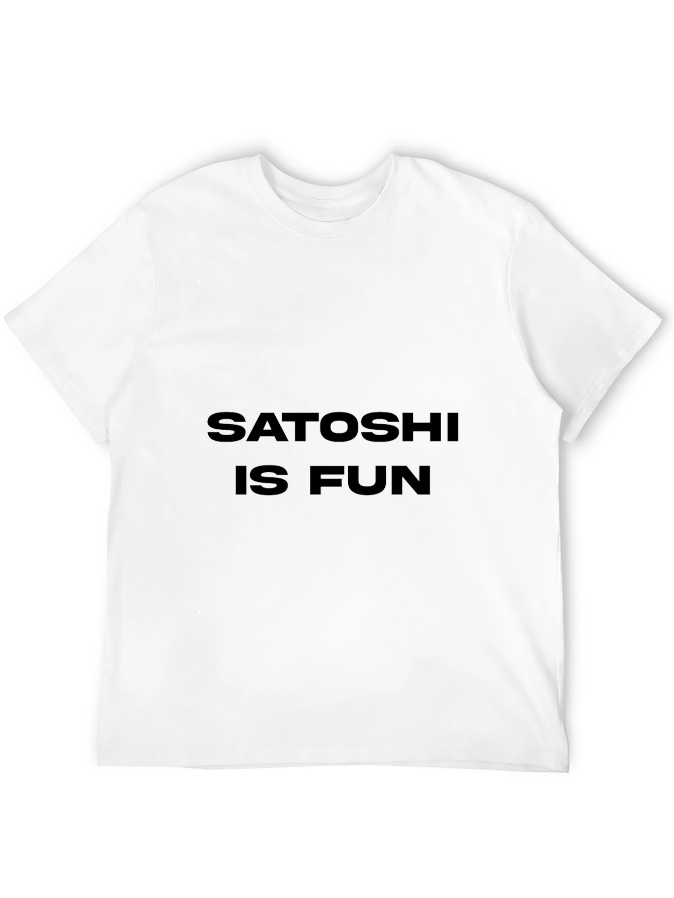 Satoshi Is Fun Black T-Shirt