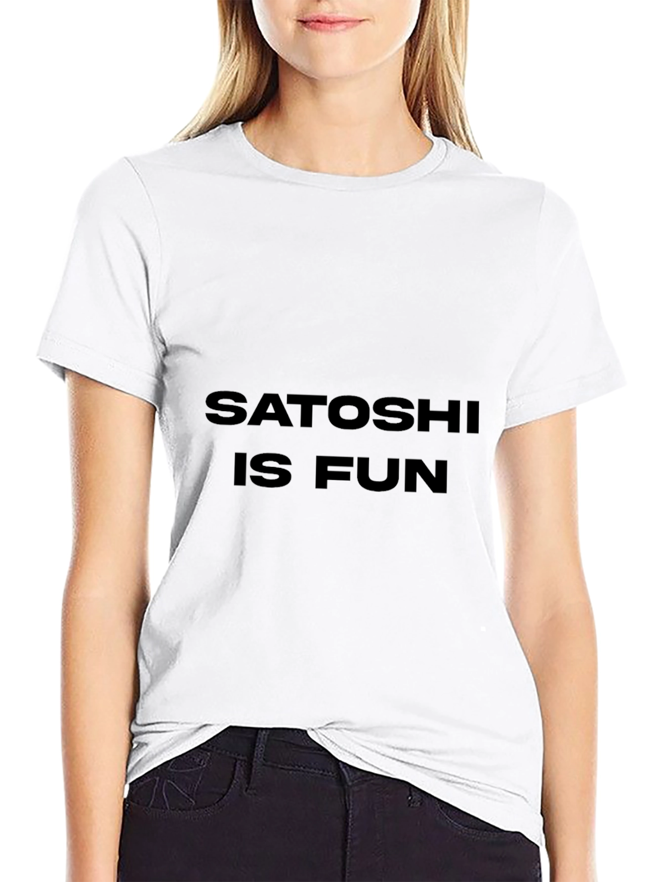 Satoshi Is Fun Black T-Shirt