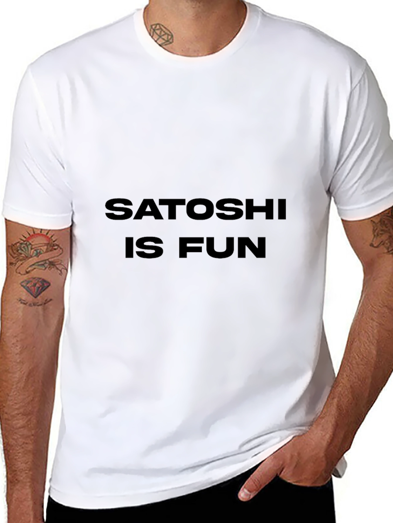 Satoshi Is Fun Black T-Shirt