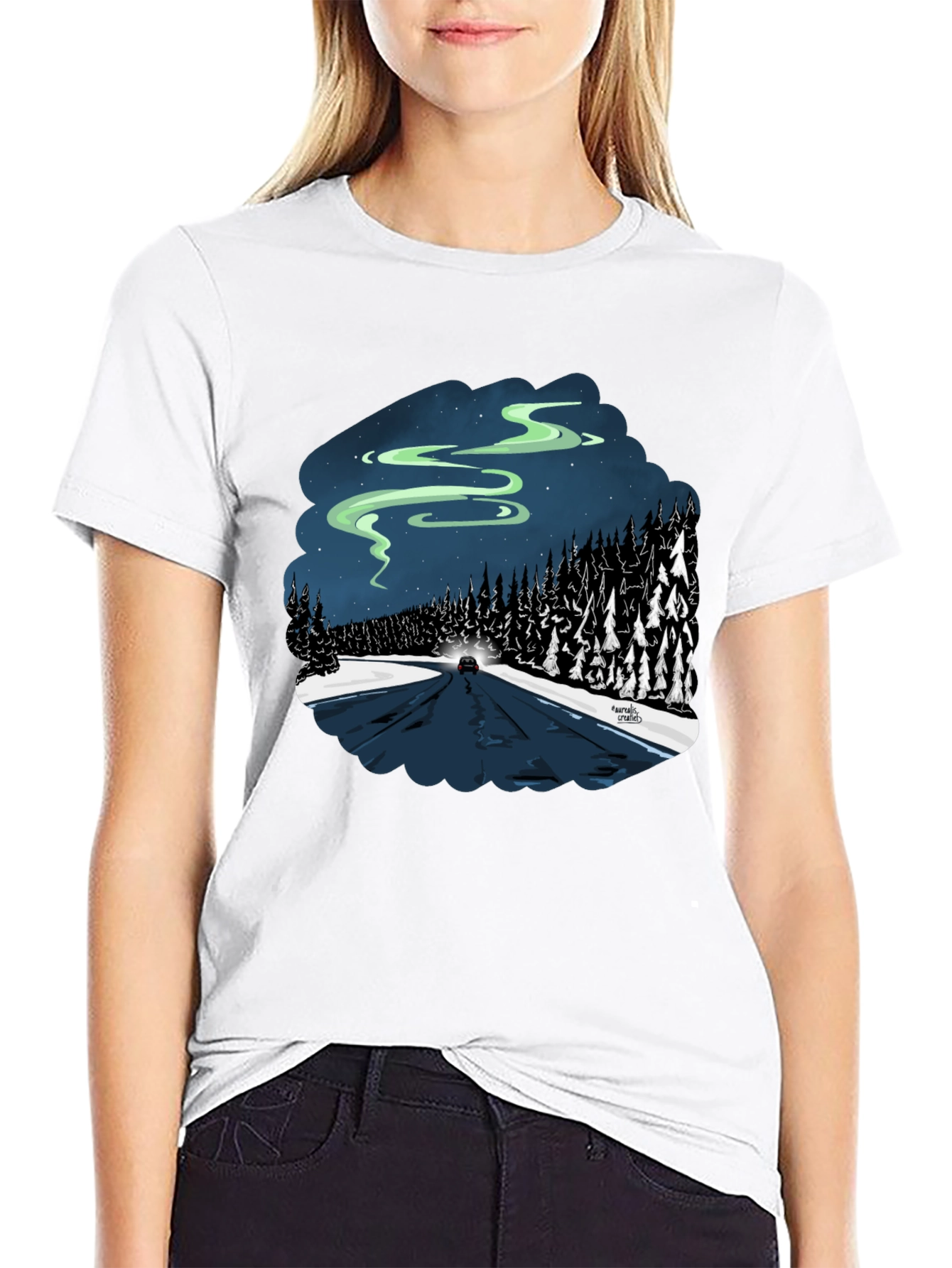 Northern Lights Road Trip Graphic Tee