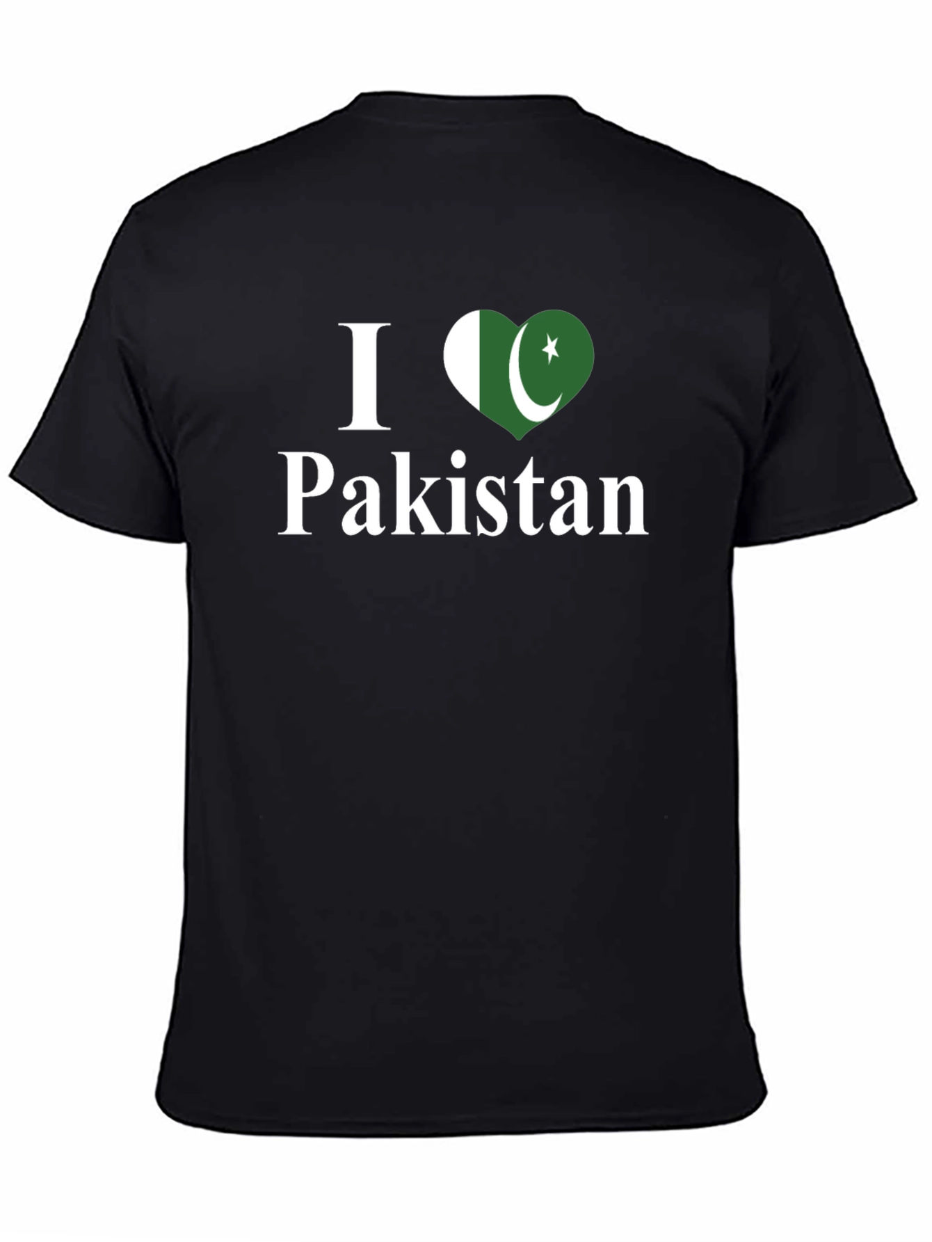 I Love Pakistan T-Shirt - Flag Heart Design