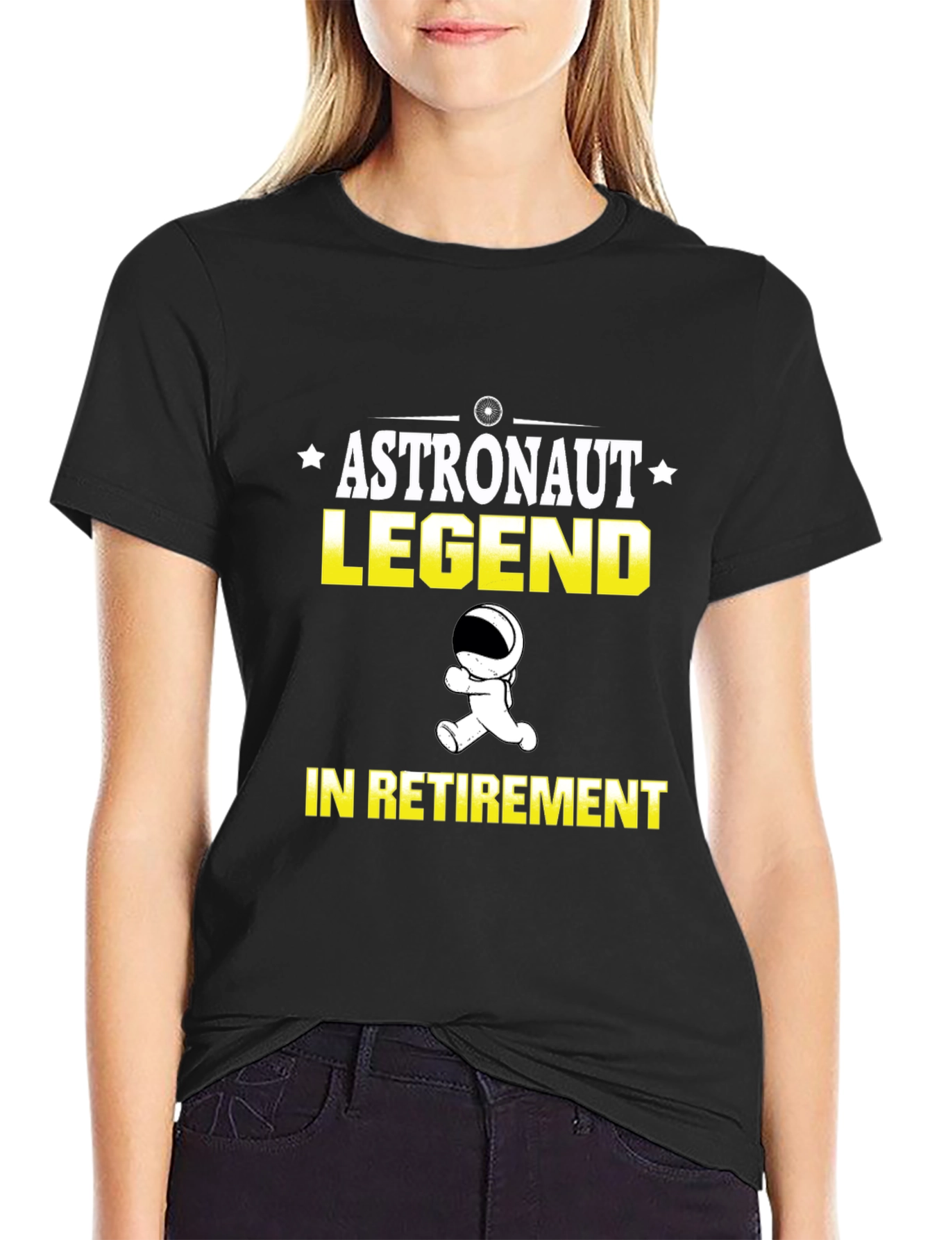 Astronaut Legend Retirement Graphic T-Shirt