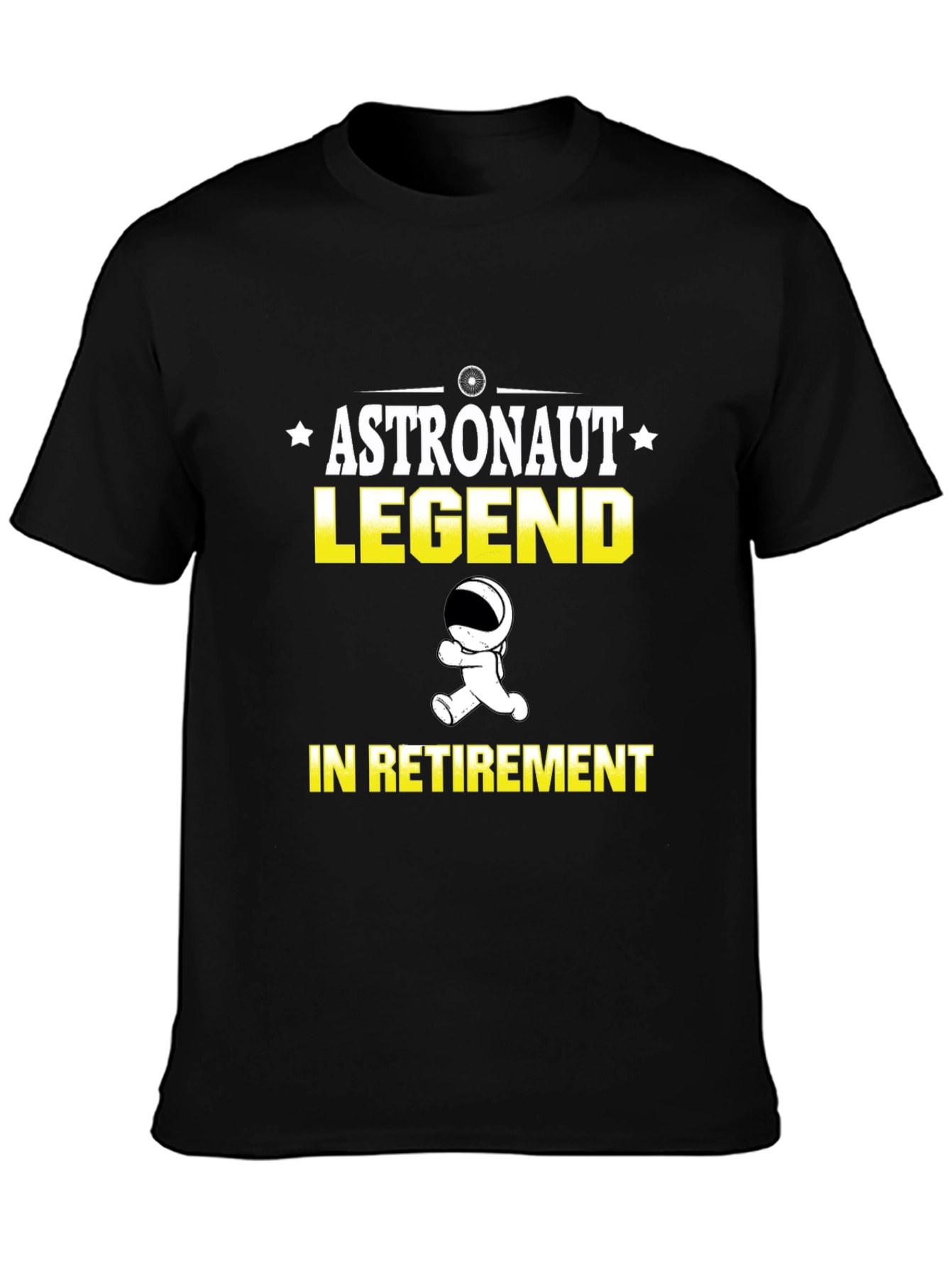 Astronaut Legend Retirement Graphic T-Shirt