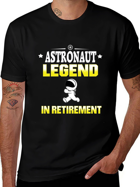 Astronaut Legend Retirement Graphic T-Shirt