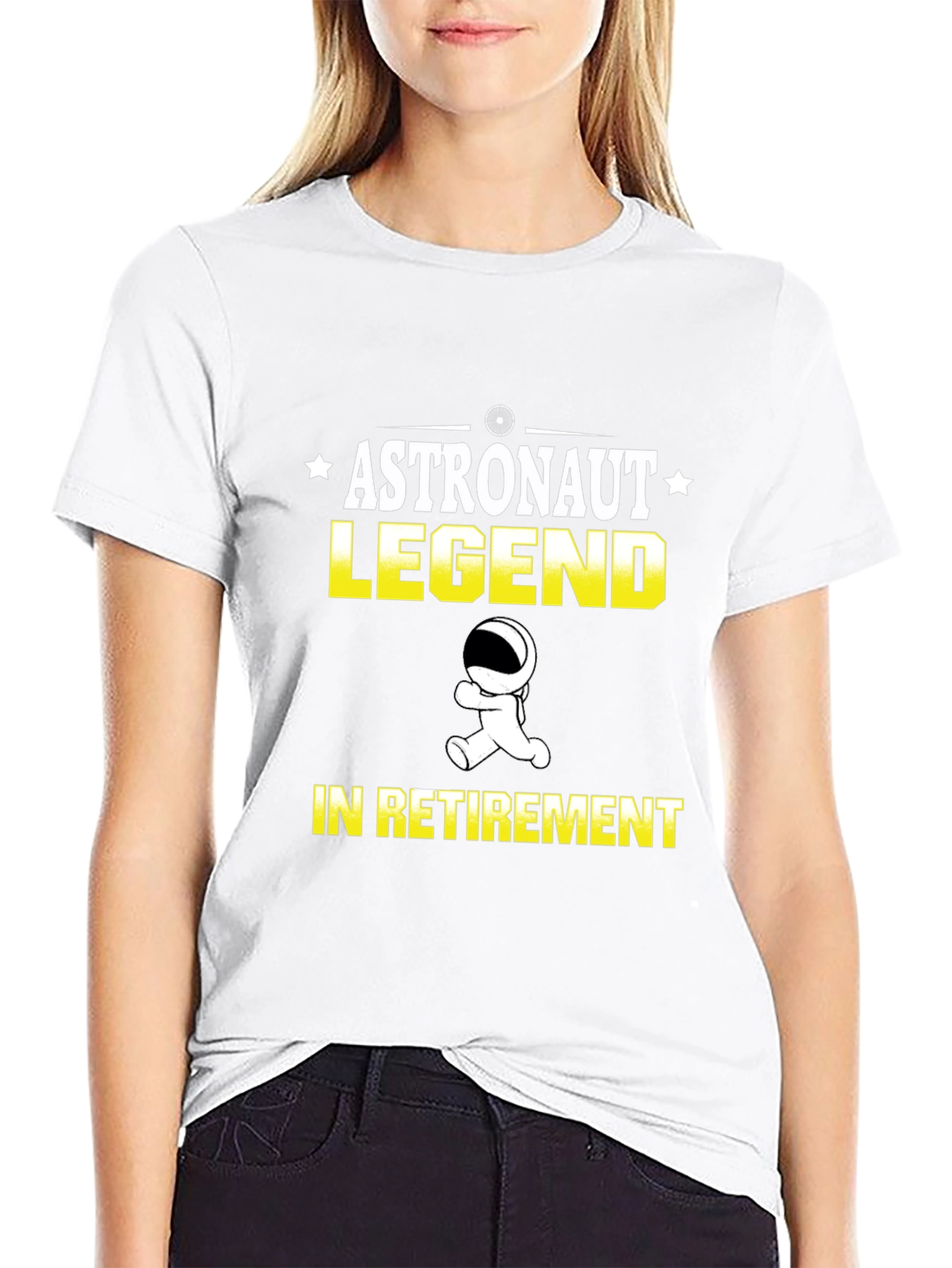 Astronaut Legend Retirement Graphic T-Shirt