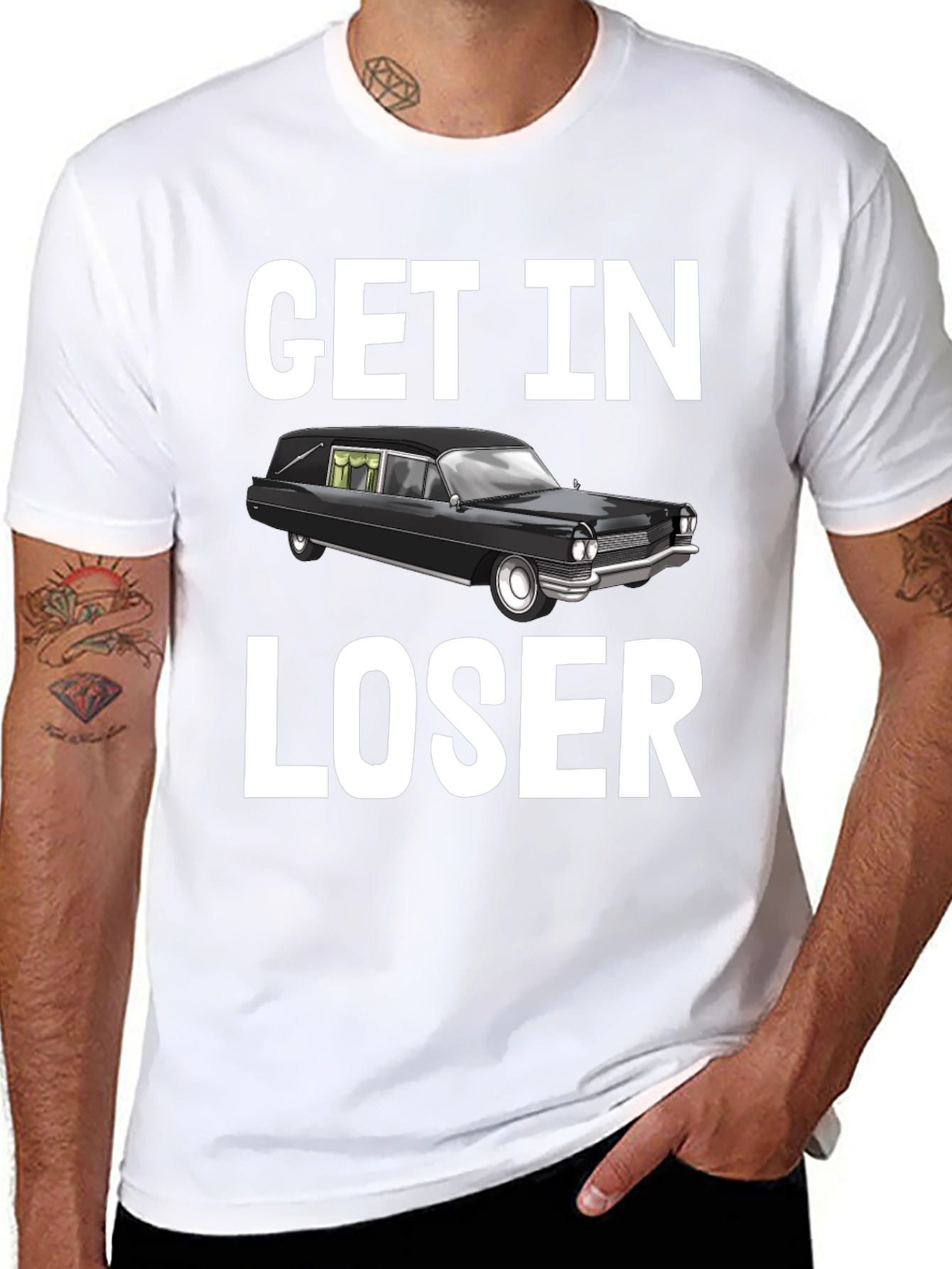 Get In Loser Hearse T-Shirt
