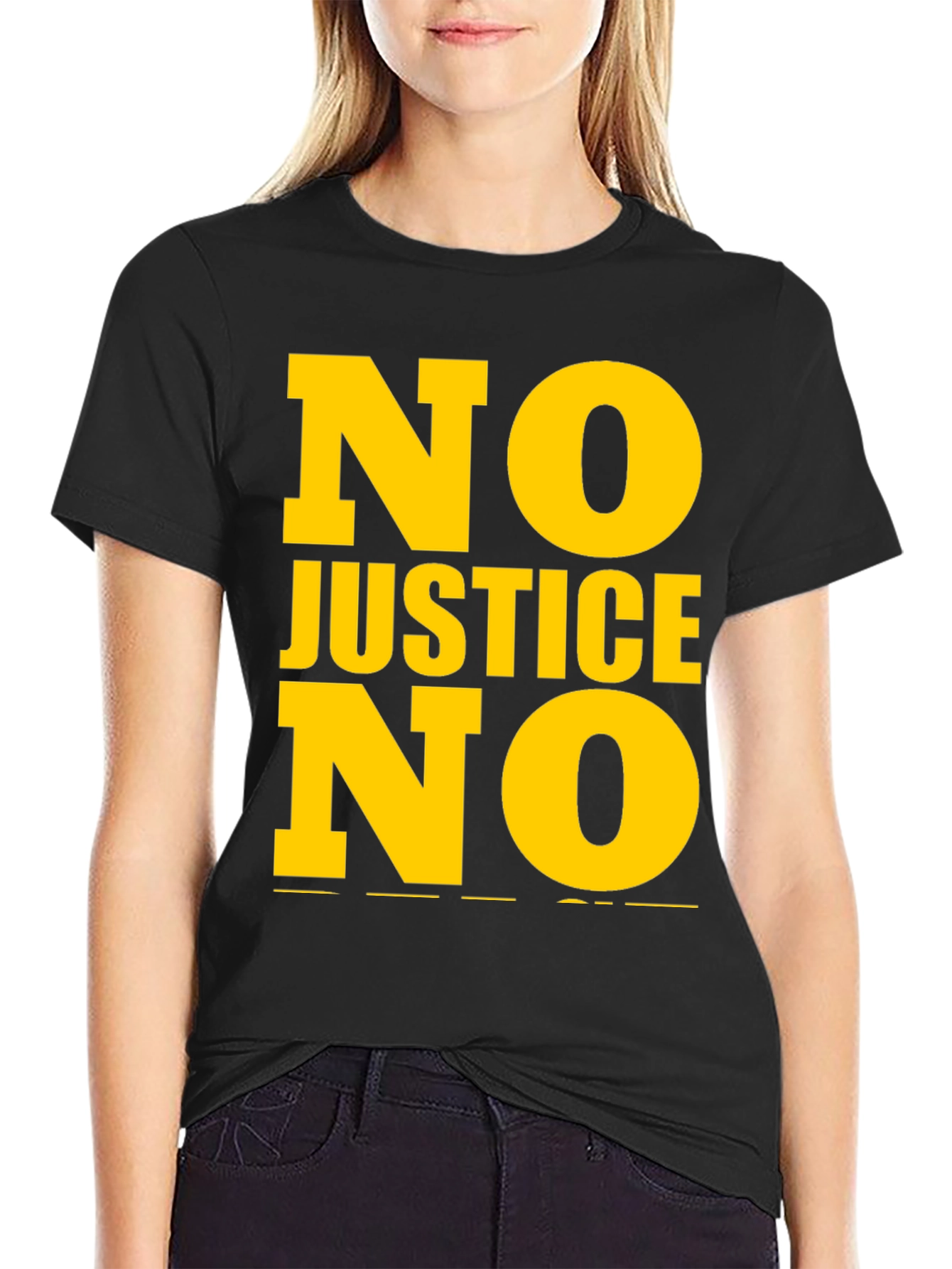 No Justice No Peace Graphic Tee