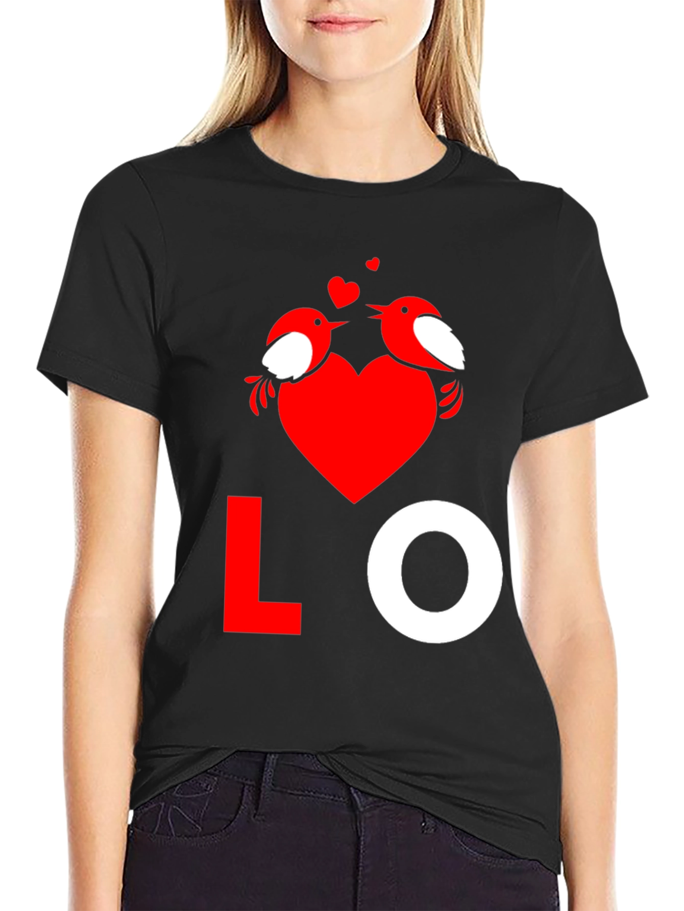 Love Birds Graphic Tee - Valentines Day Shirt