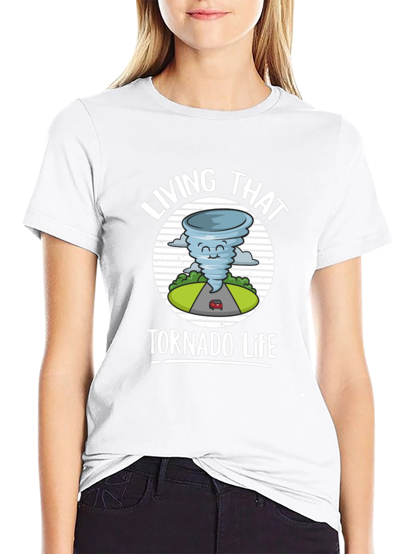 Living That Tornado Life Graphic T-Shirt