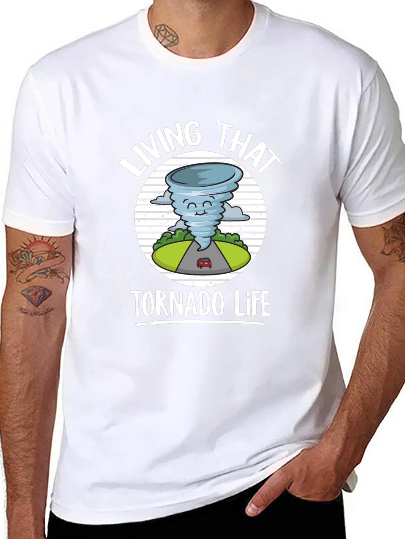 Living That Tornado Life Graphic T-Shirt