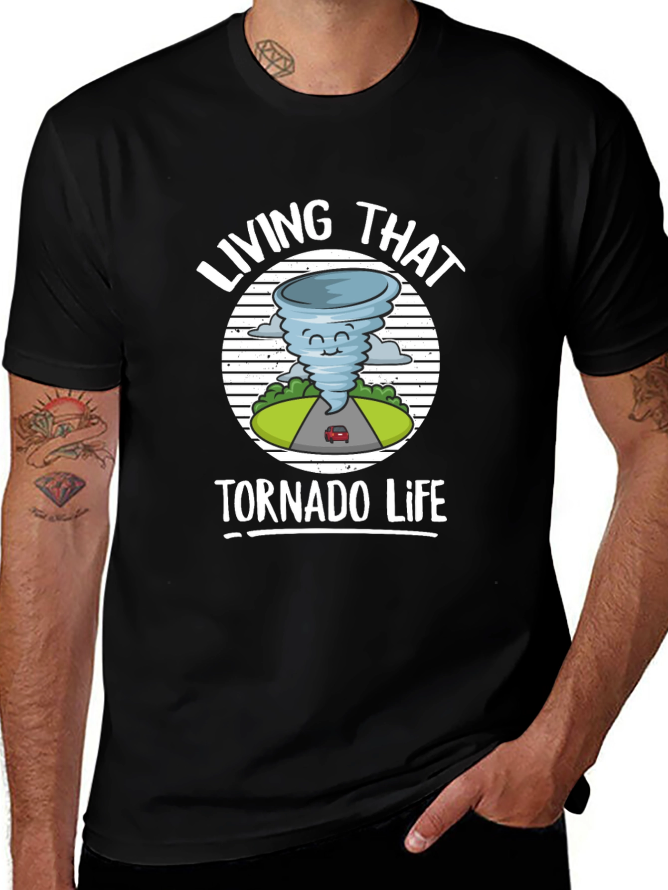 Living That Tornado Life Graphic T-Shirt
