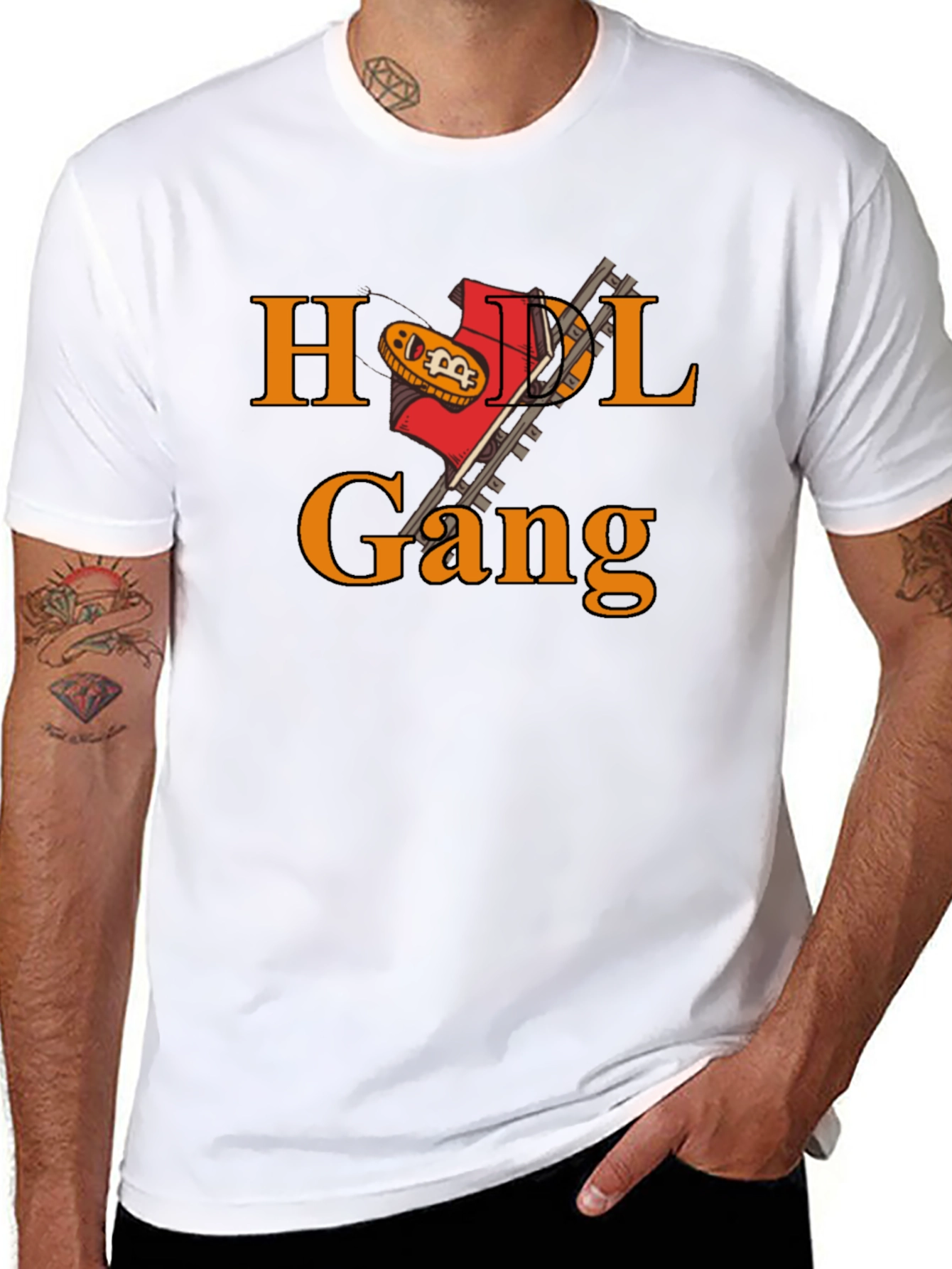 HODL Gang Bitcoin Graphic T-Shirt
