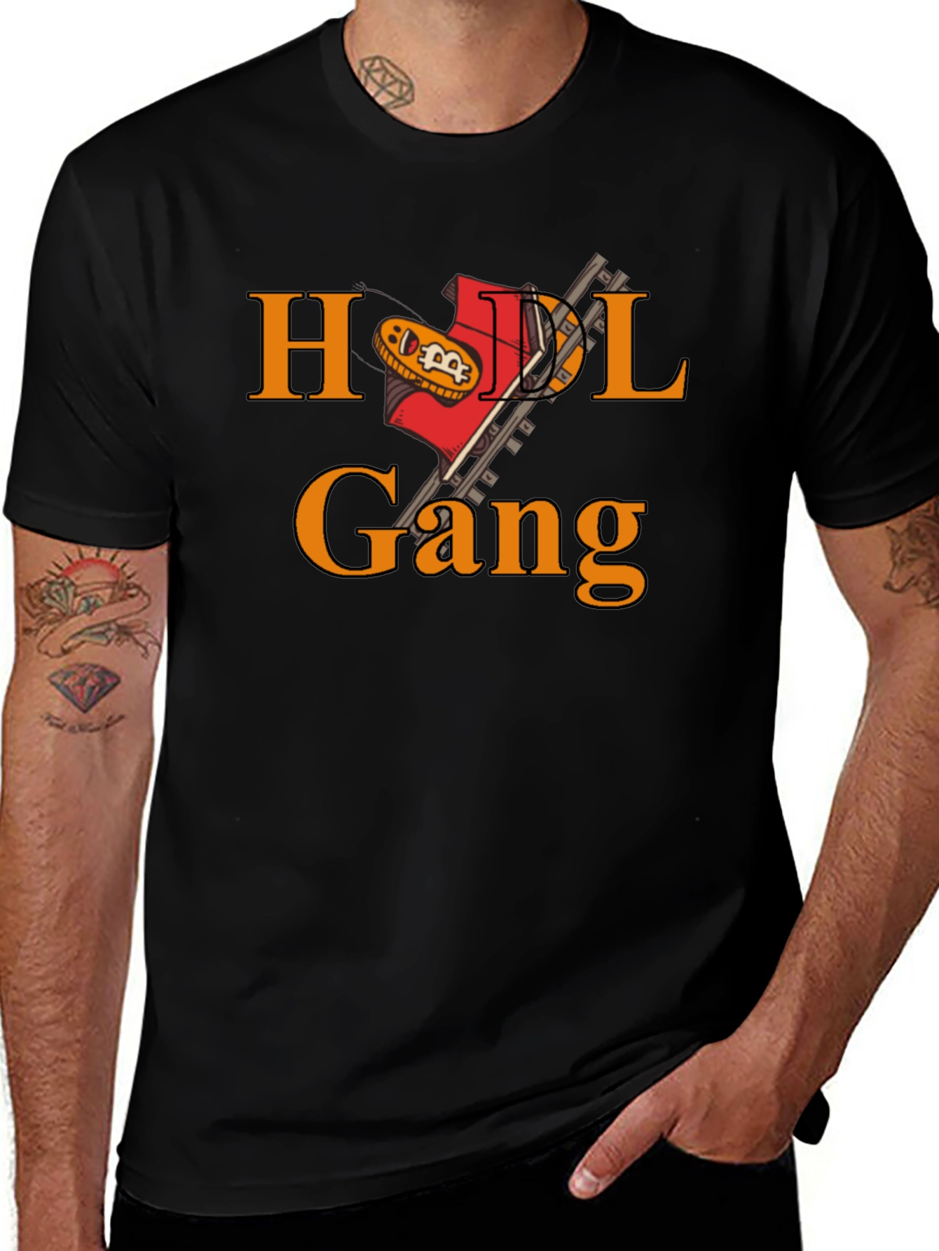 HODL Gang Bitcoin Graphic T-Shirt