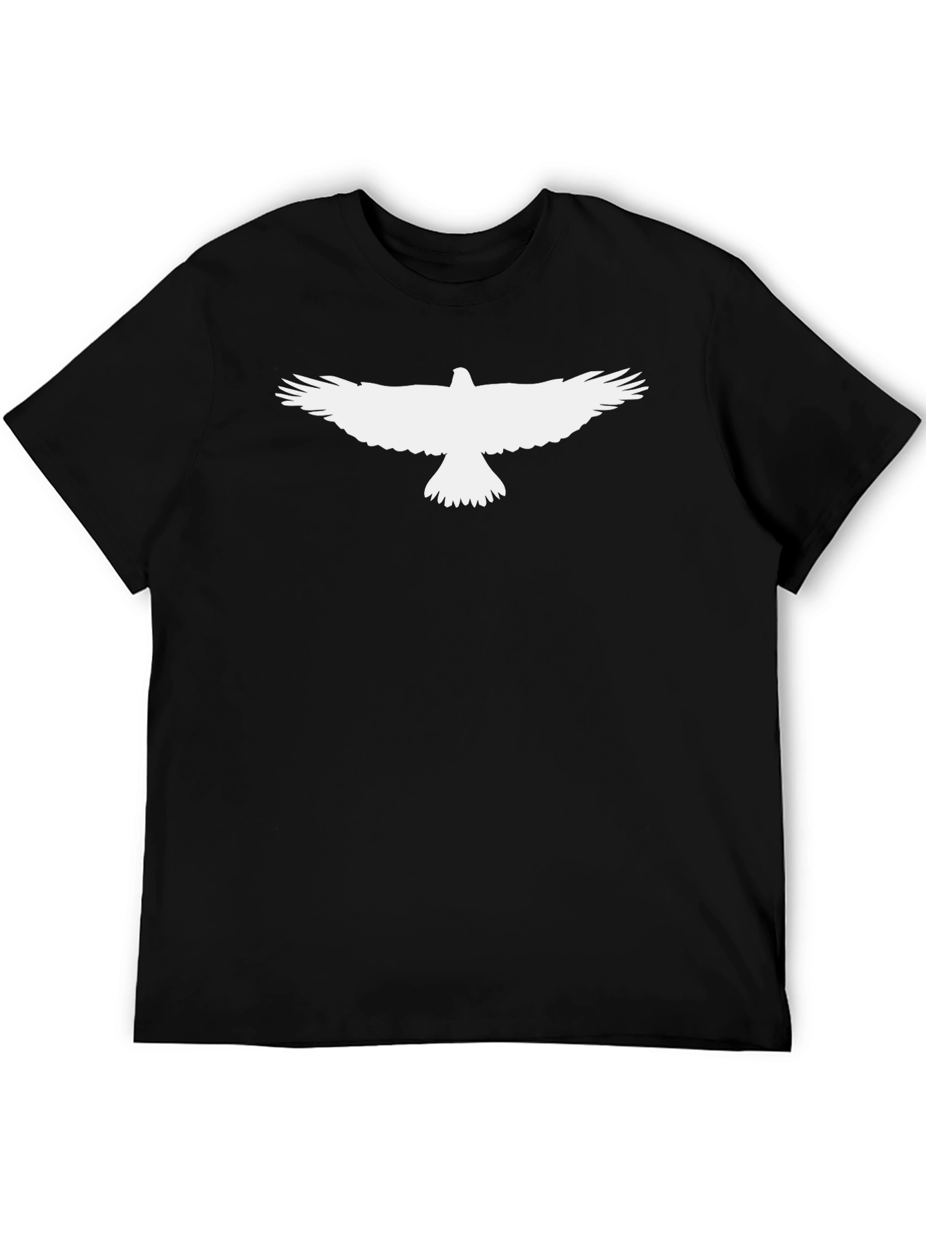 Eagle Graphic Tee - Black Cotton Blend