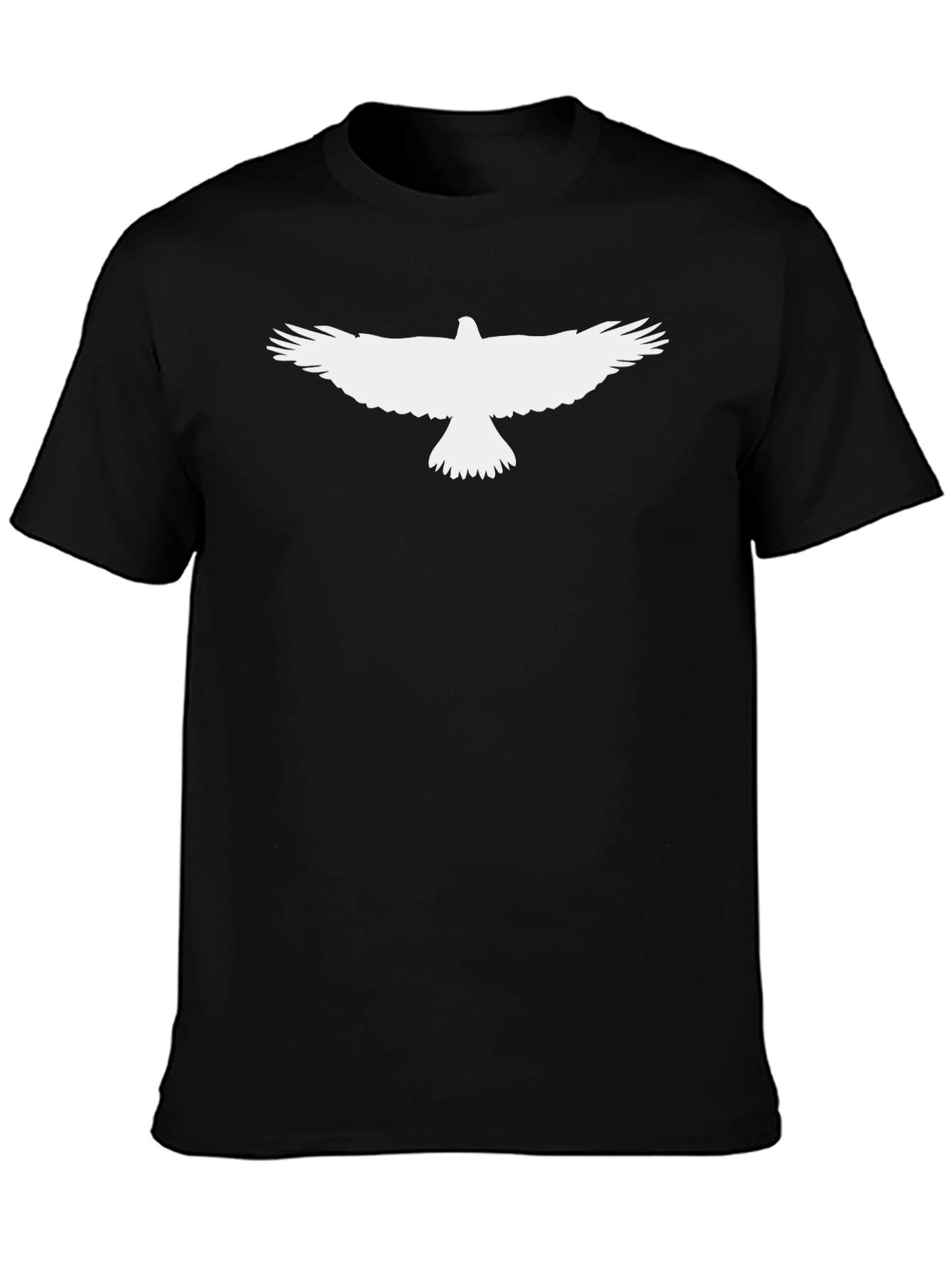 Eagle Graphic Tee - Black Cotton Blend