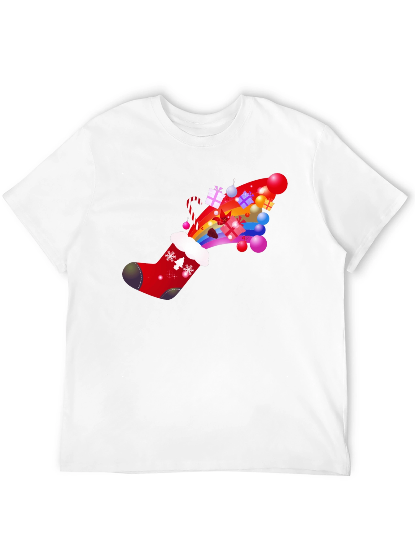 Festive Christmas Stocking T-Shirt