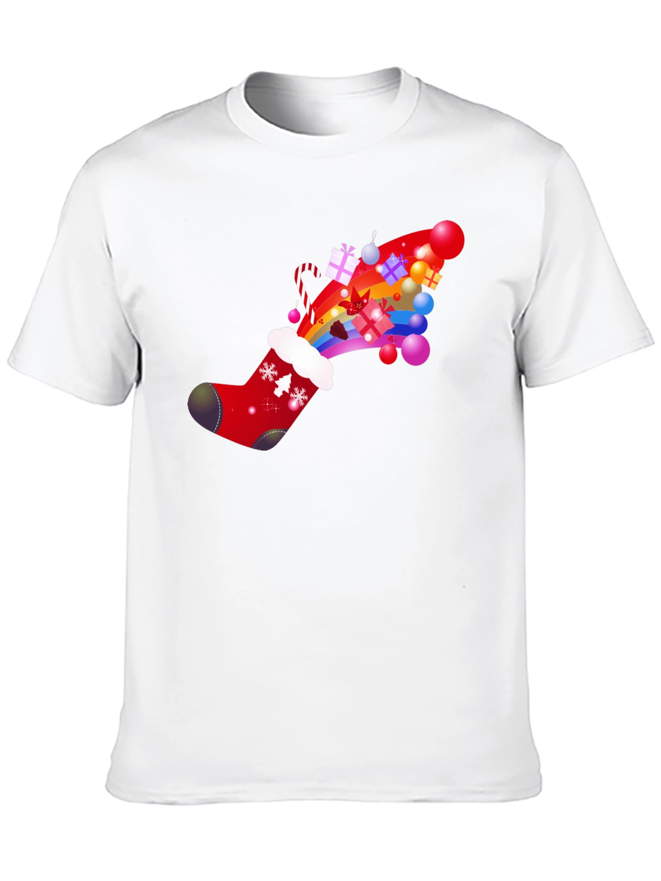 Festive Christmas Stocking T-Shirt