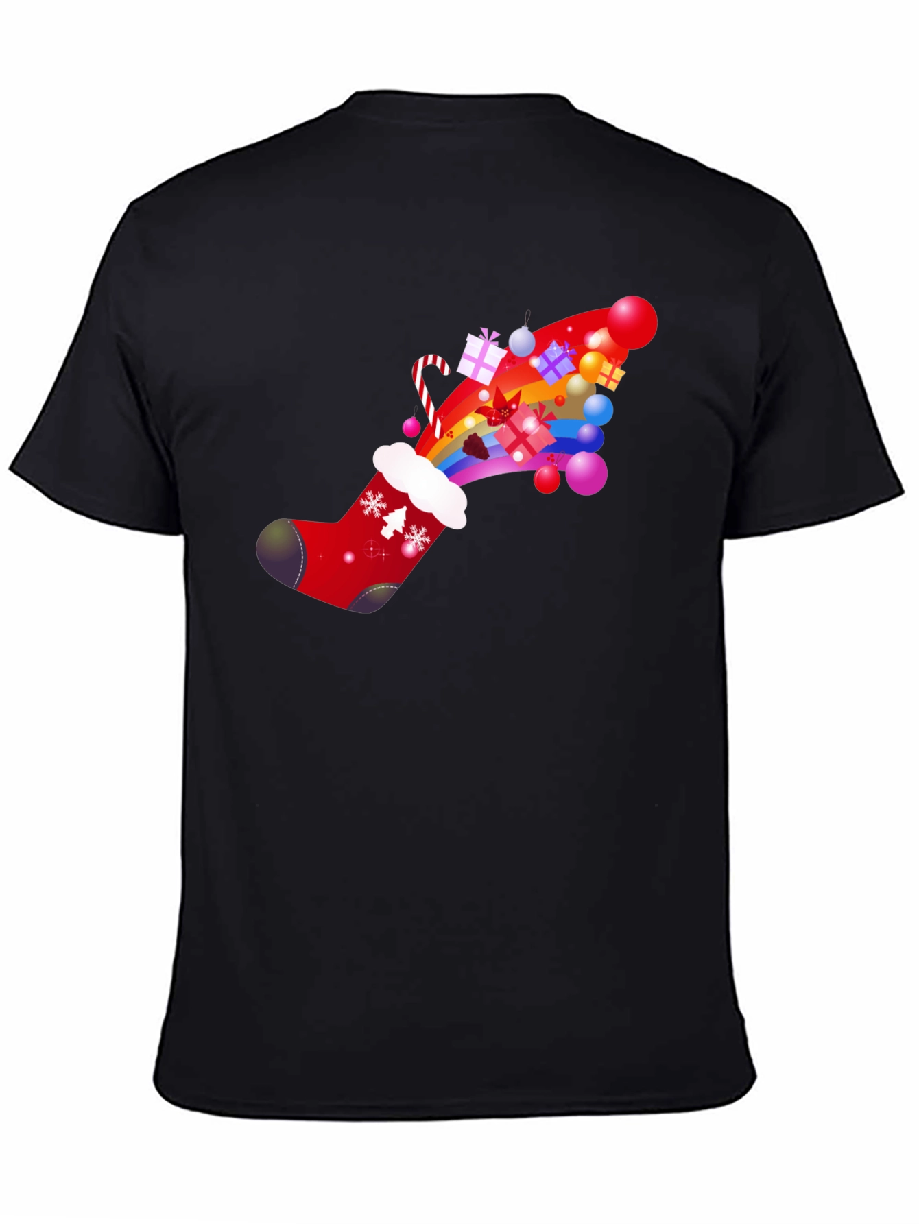Festive Christmas Stocking T-Shirt