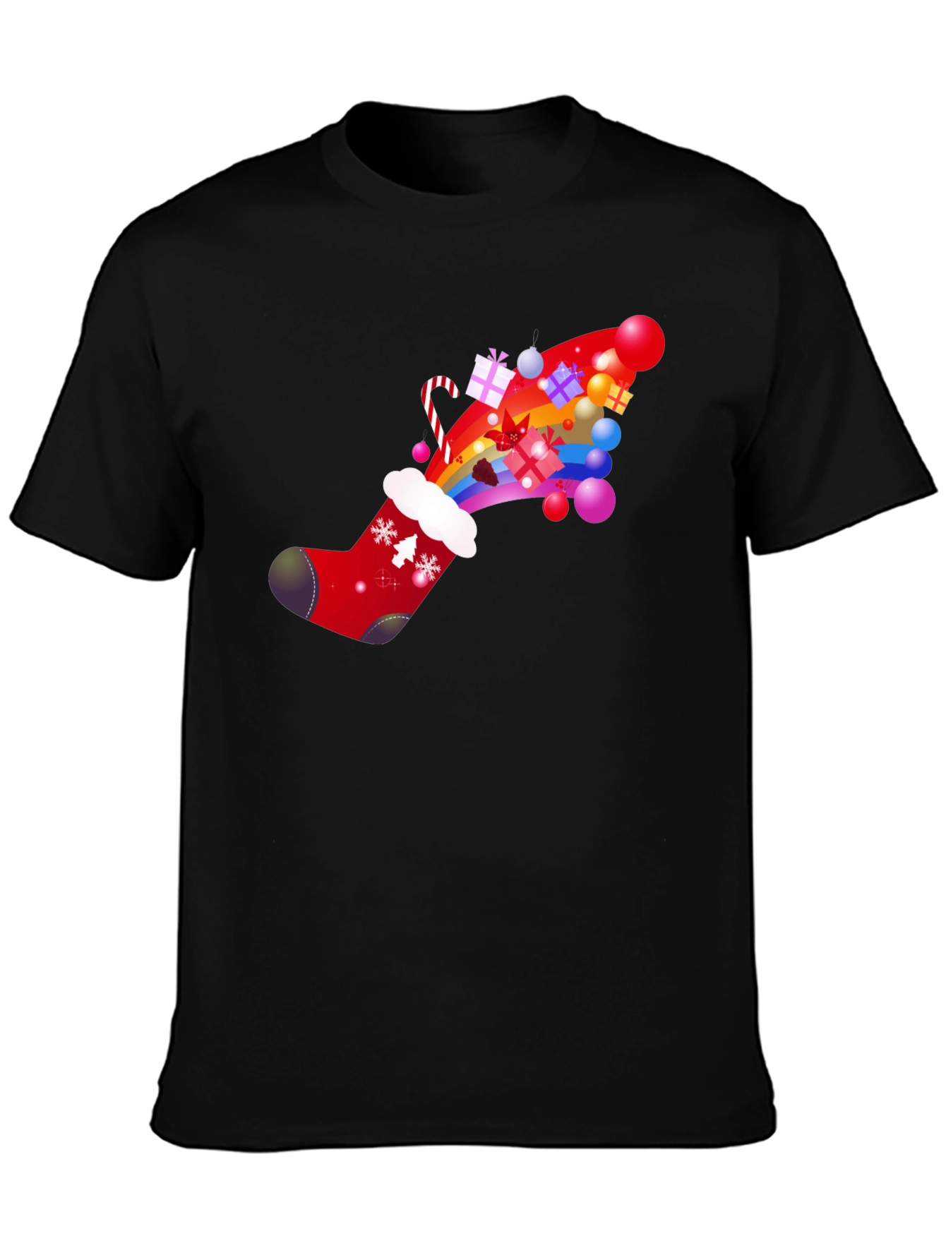 Festive Christmas Stocking T-Shirt