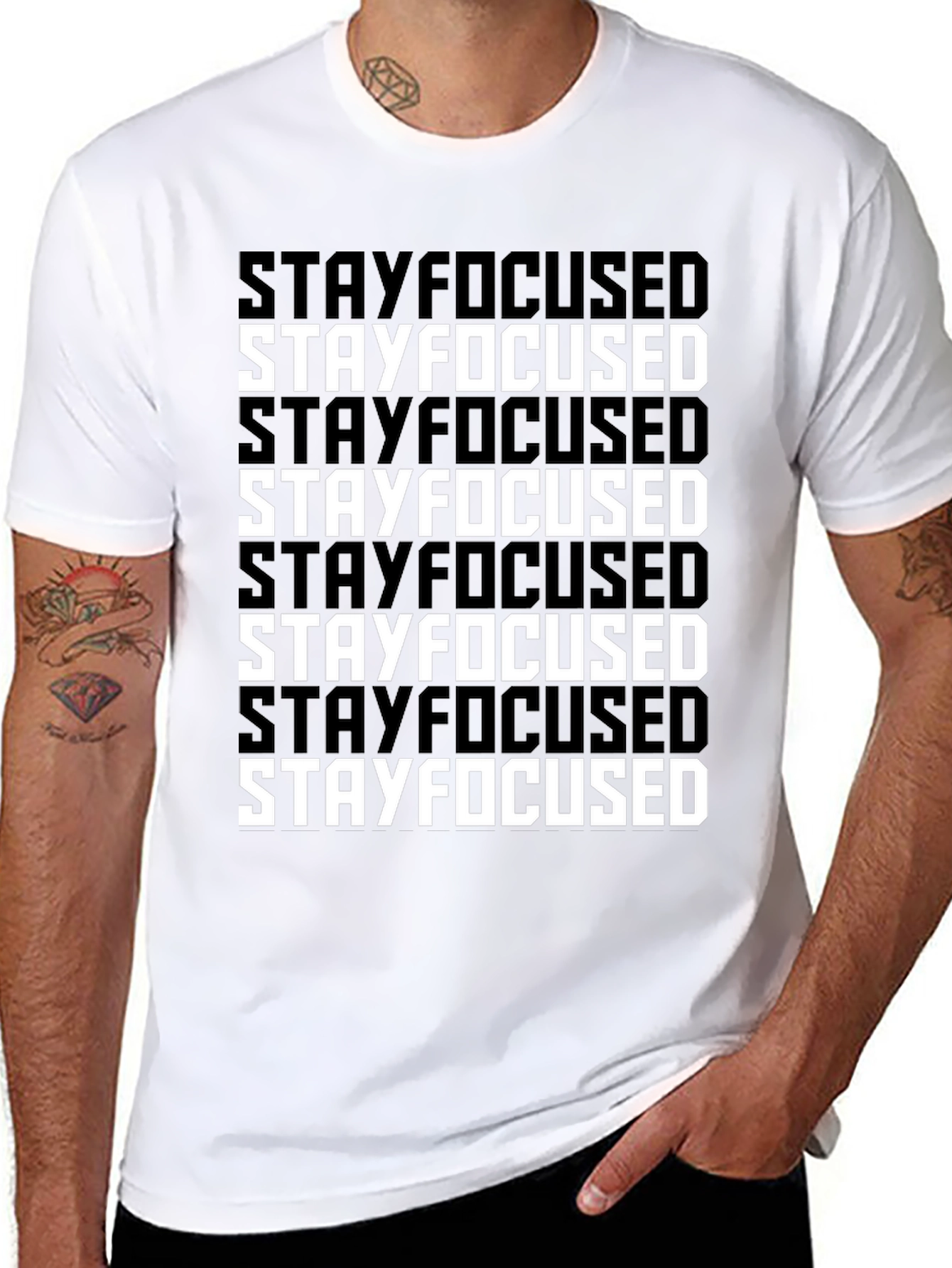 Stay Focused Graphic T-Shirt