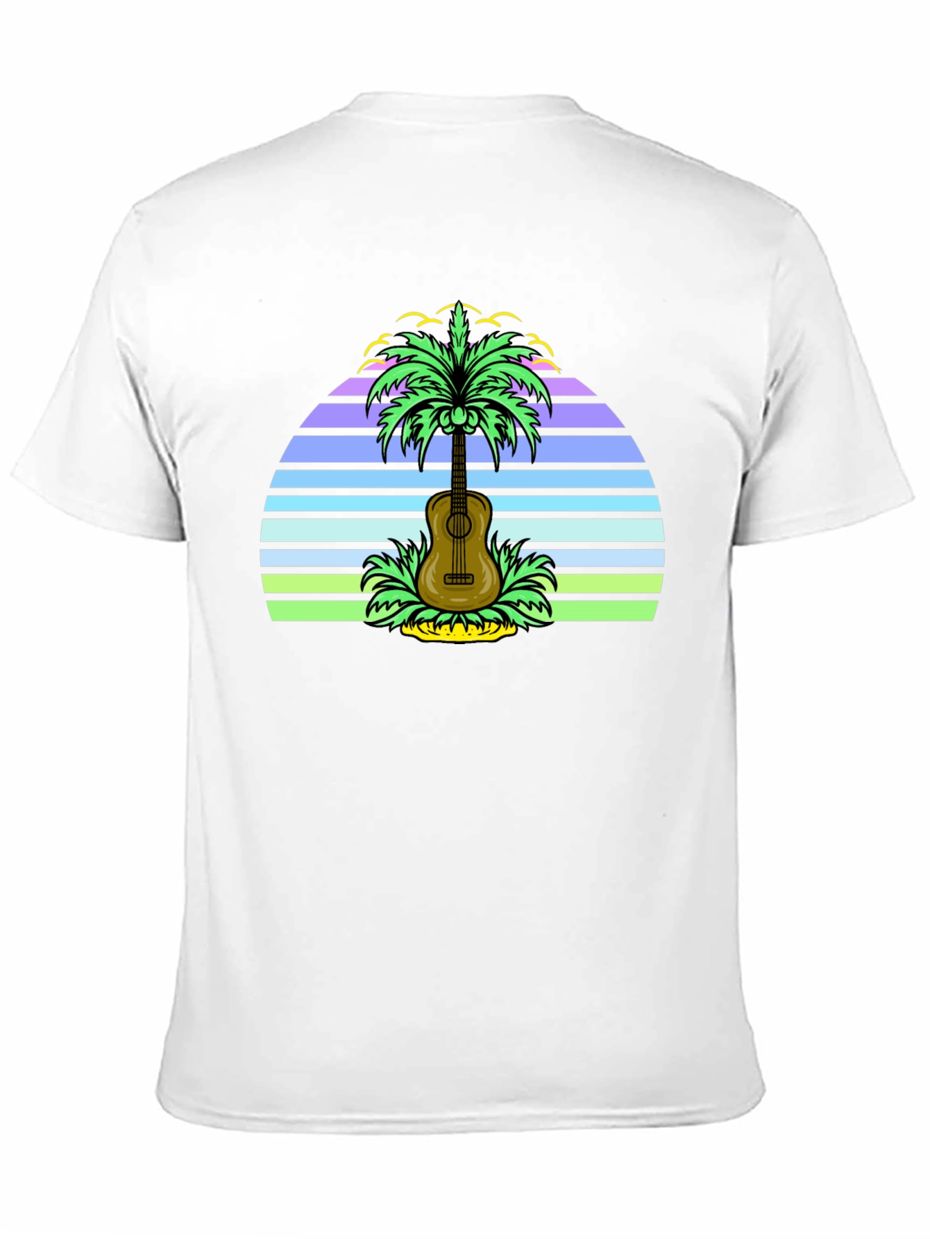 Tropical Guitar T-Shirt
