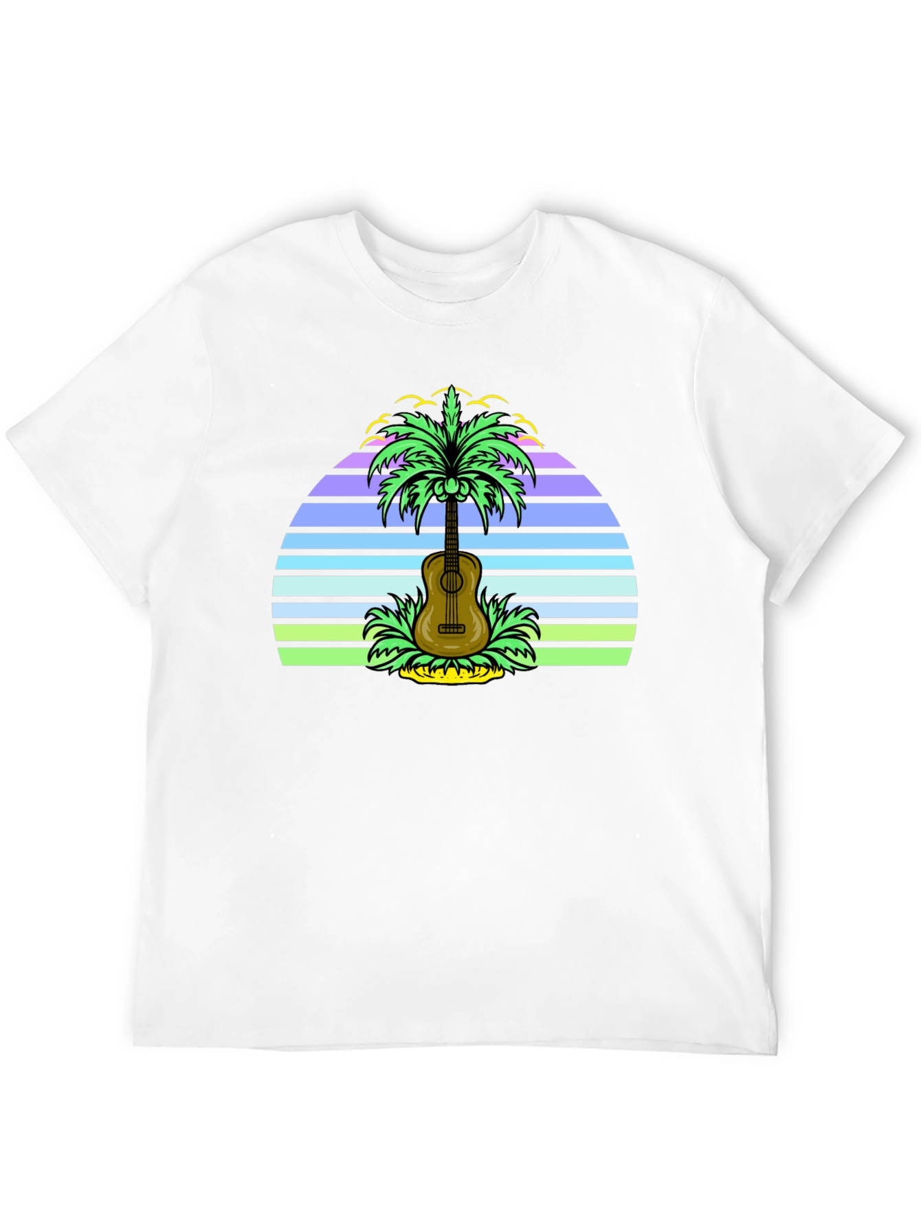 Tropical Guitar T-Shirt