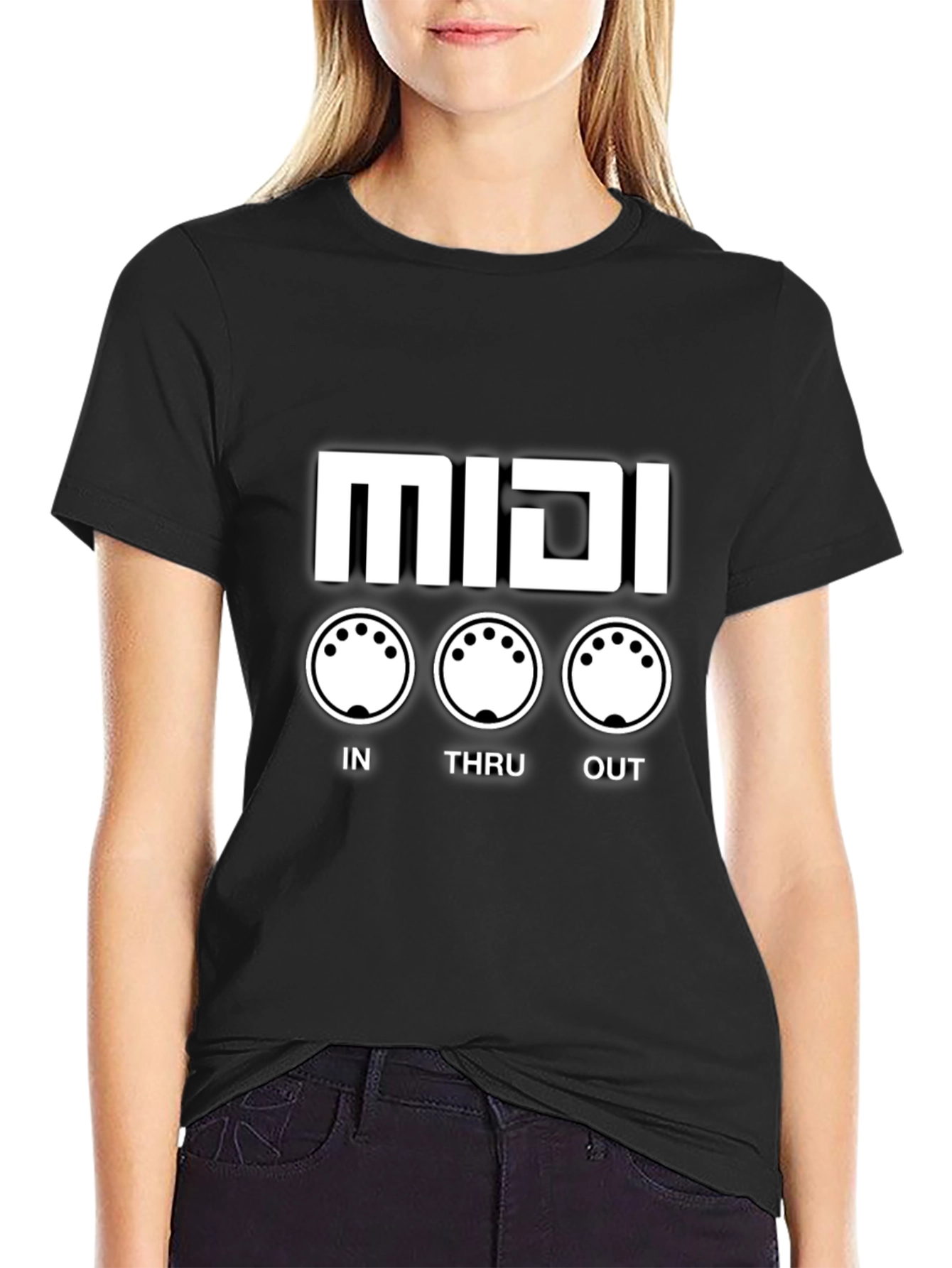 MIDI Ports Graphic T-Shirt - Musician Gear