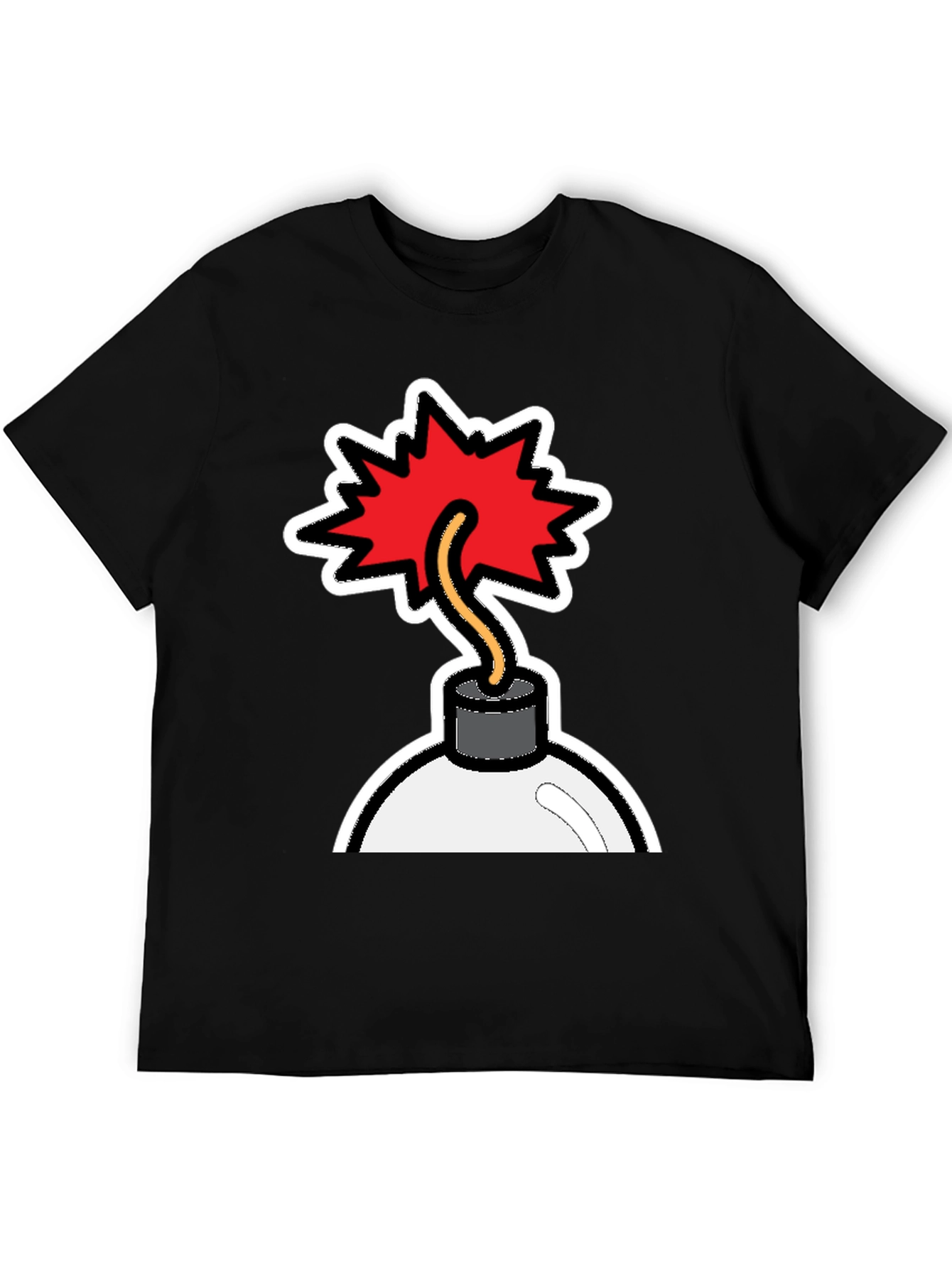 Bomb Graphic T-Shirt - Explosive Style!