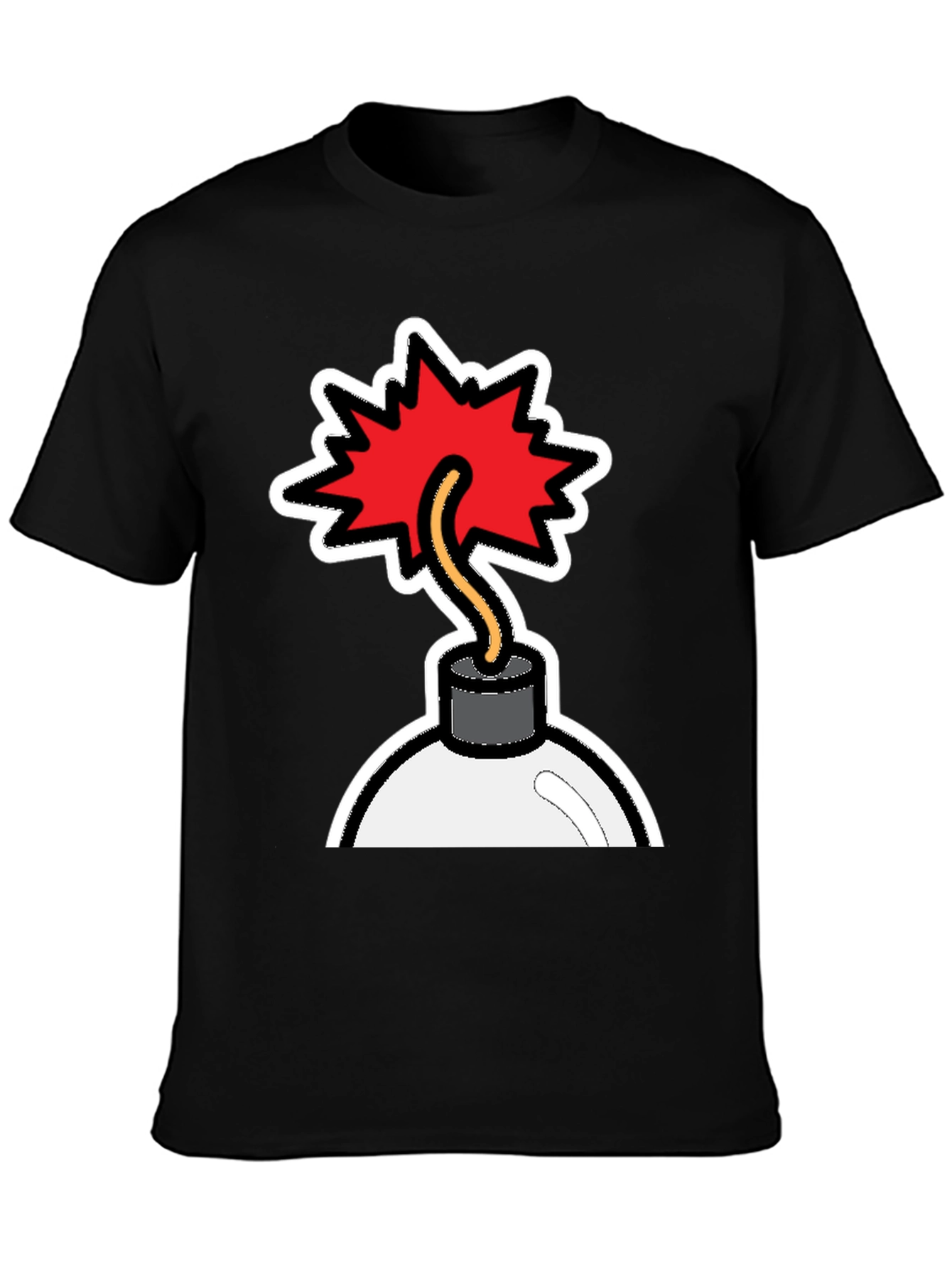 Bomb Graphic T-Shirt - Explosive Style!