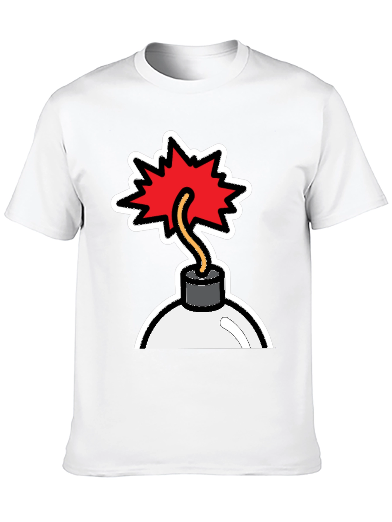 Bomb Graphic T-Shirt - Explosive Style!