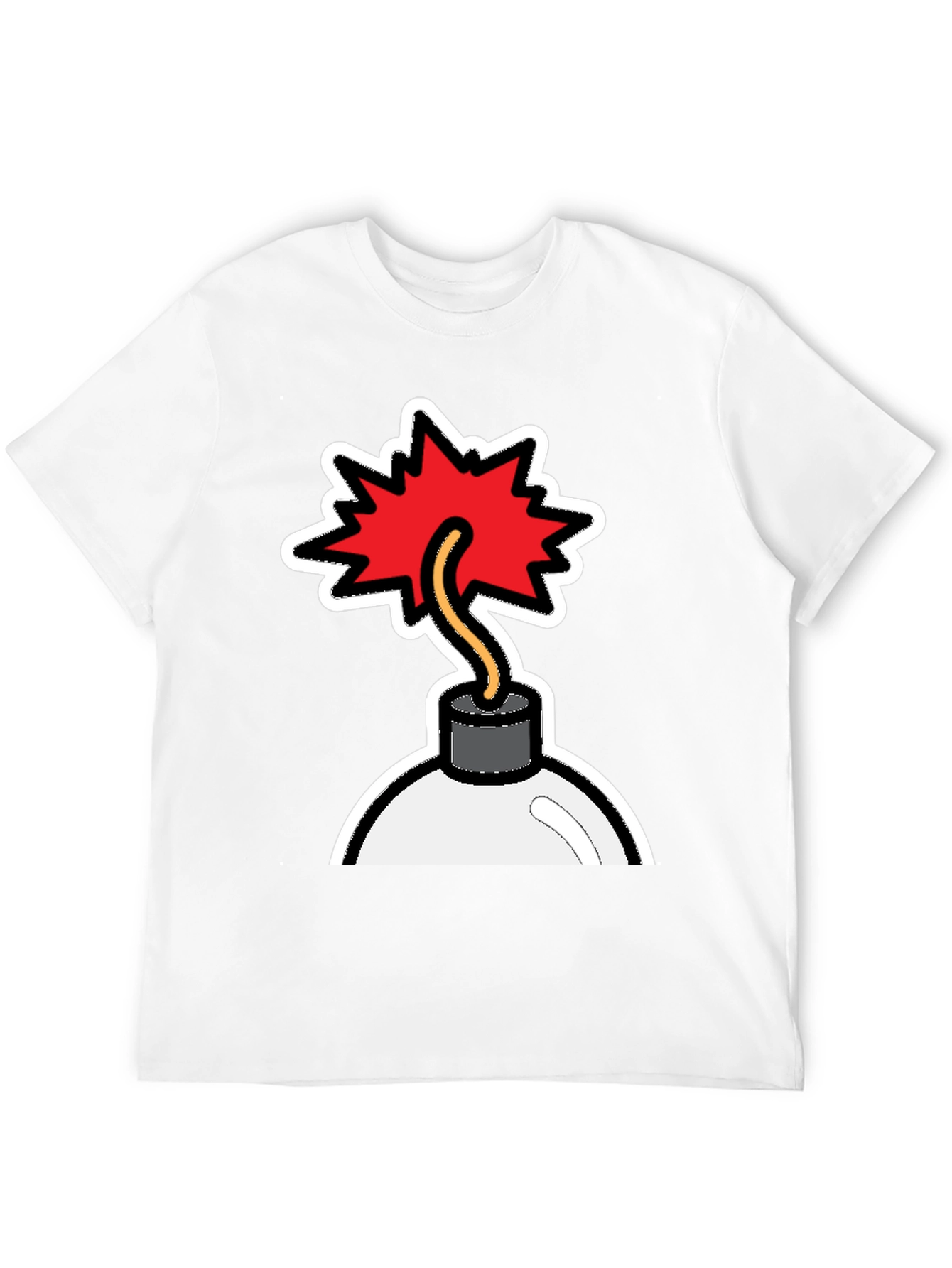 Bomb Graphic T-Shirt - Explosive Style!