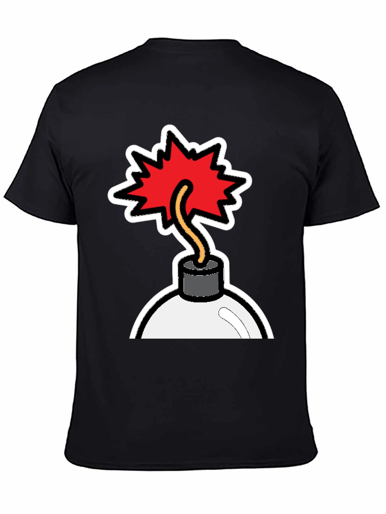 Bomb Graphic T-Shirt - Explosive Style!