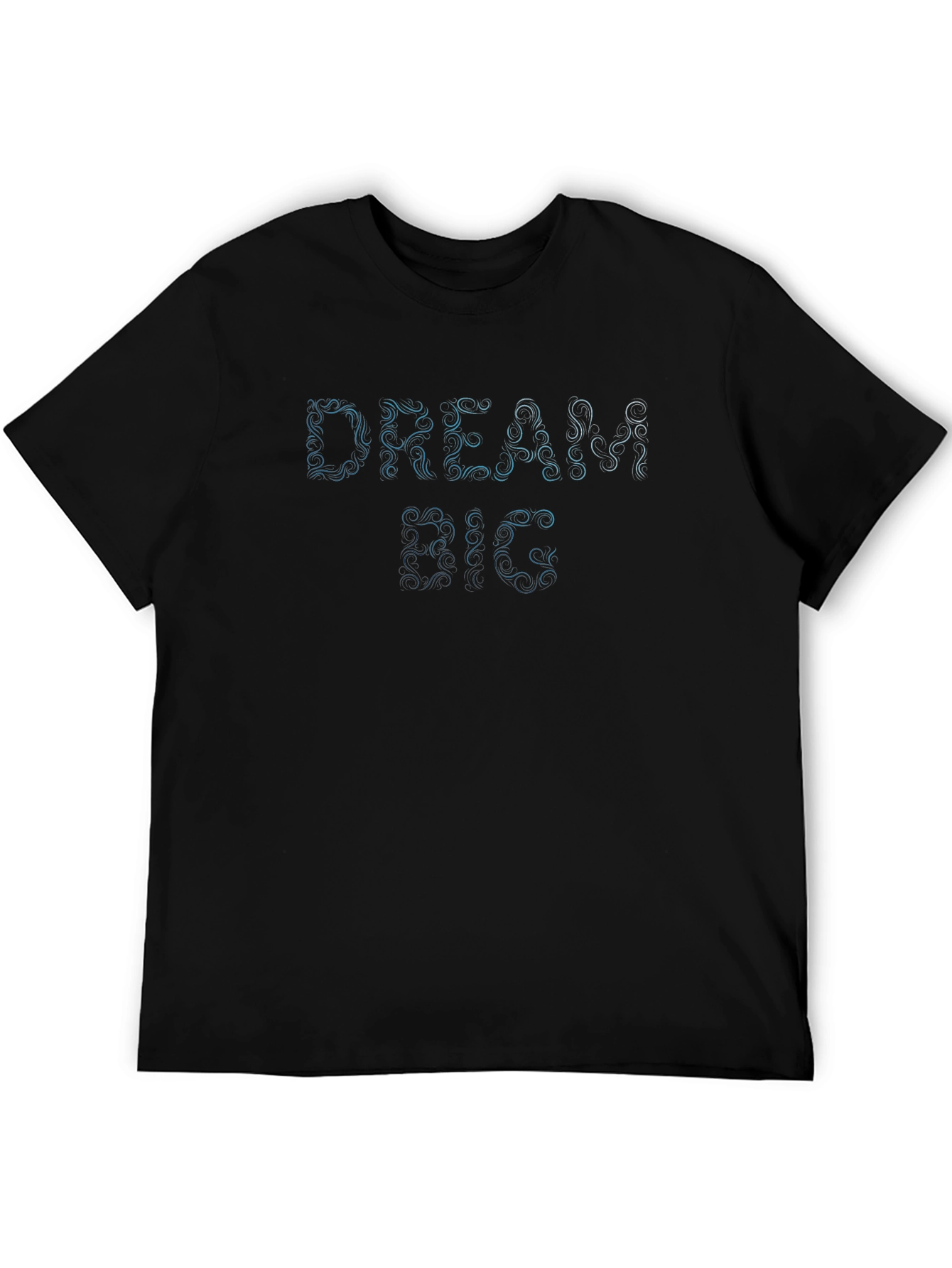 Dream Big Black Graphic Tee - Stylish & Motivational