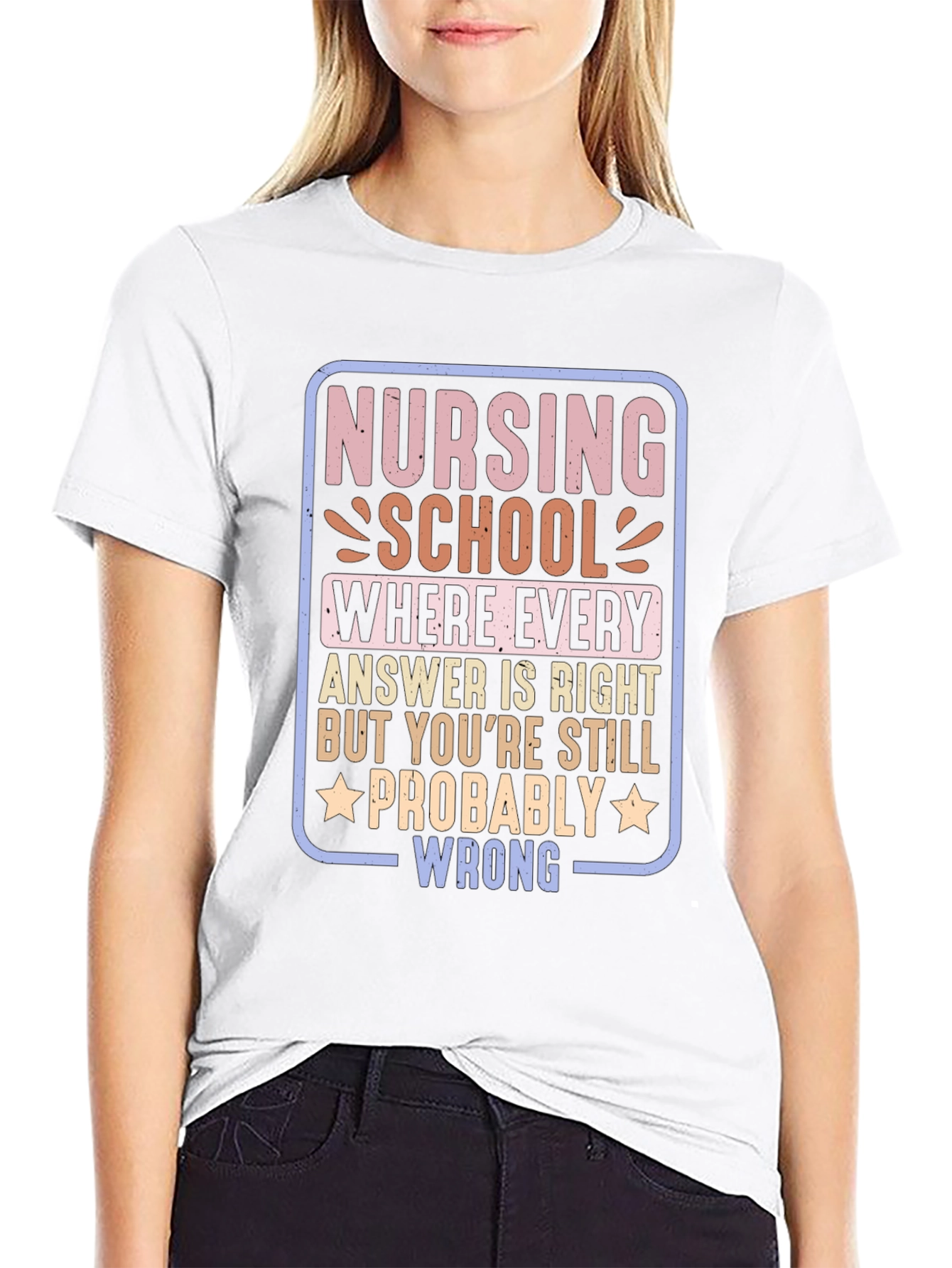 Nursing School Humor Graphic Tee
