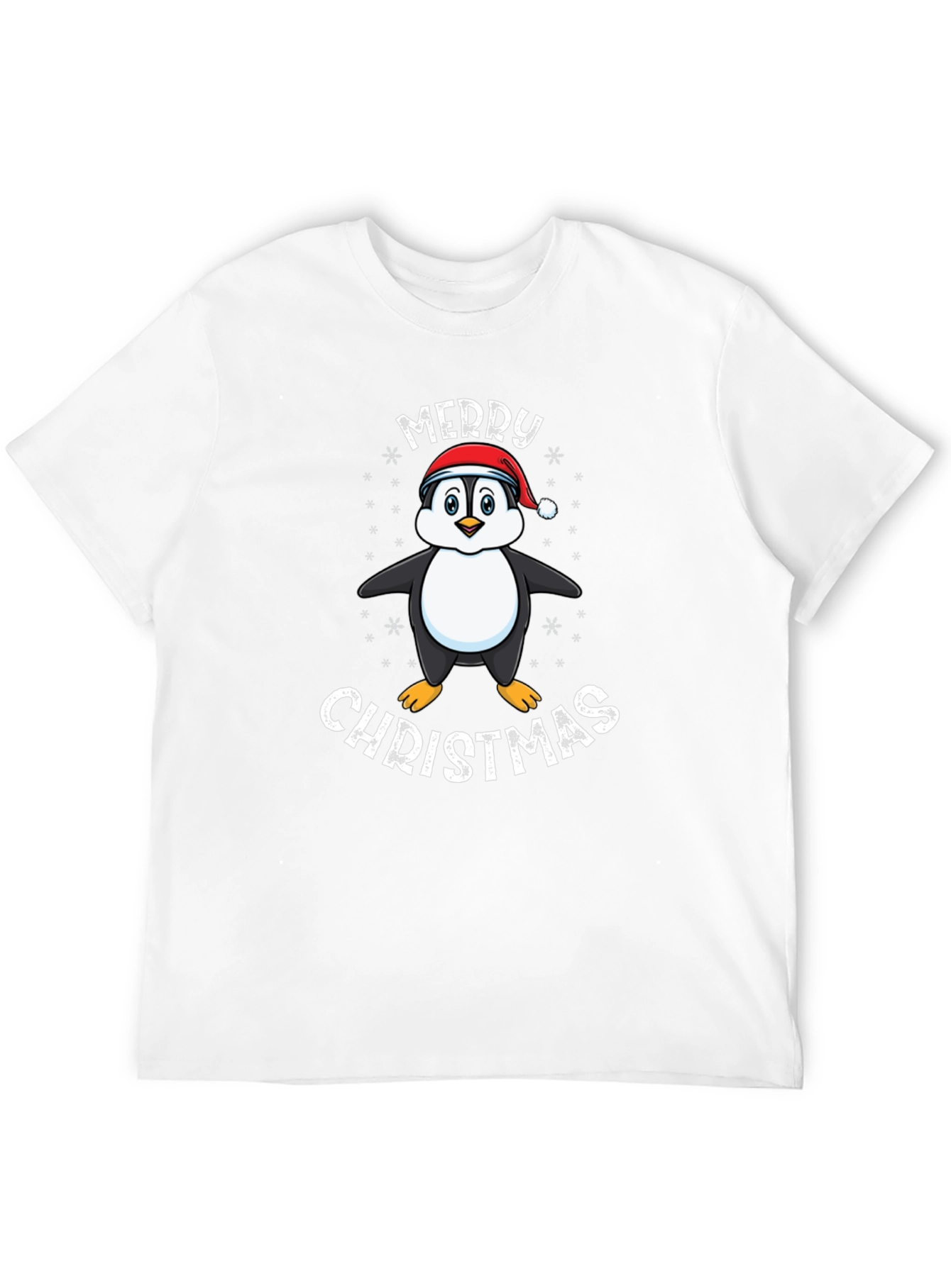 Penguin Merry Christmas Graphic Tee