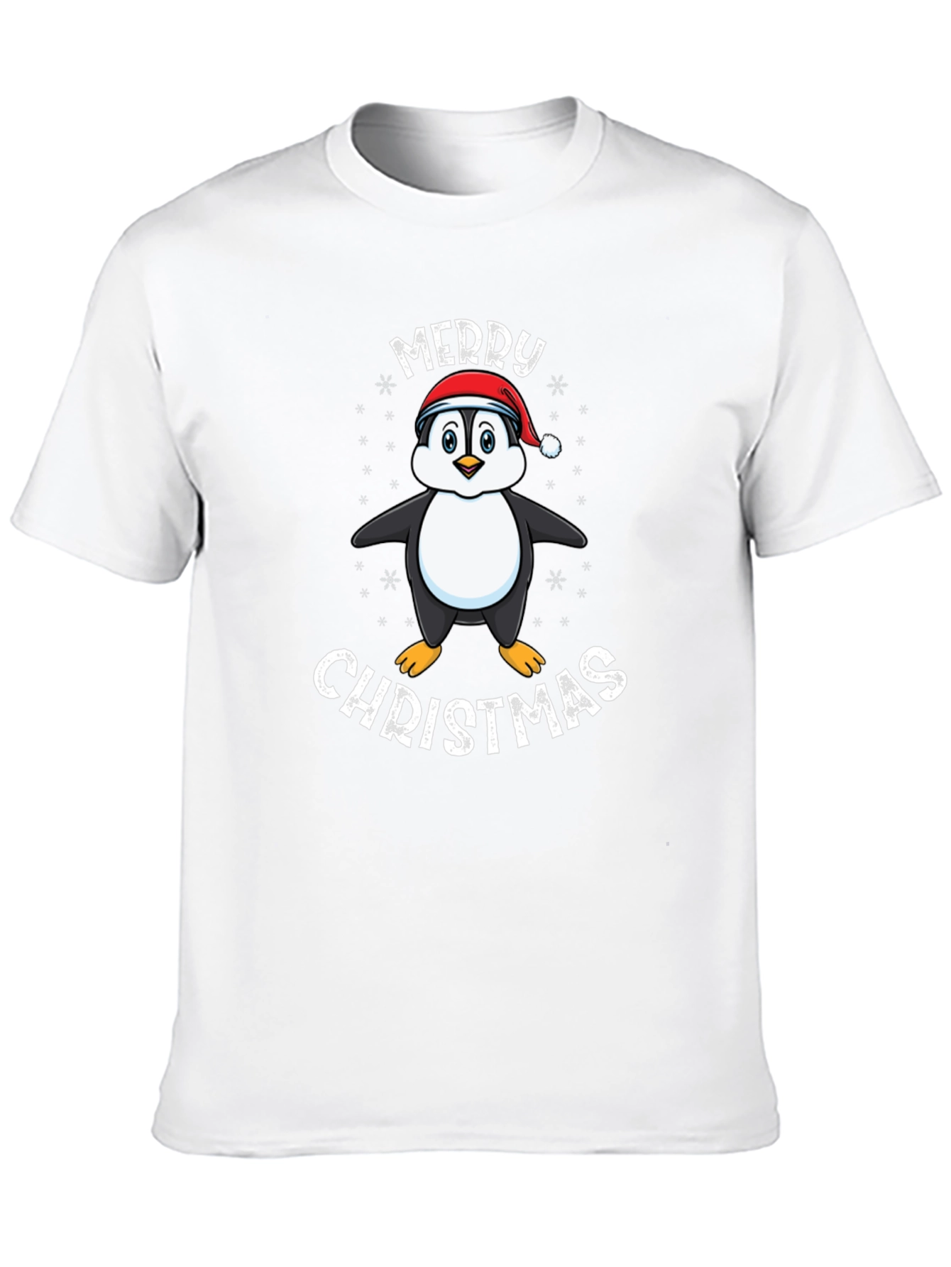 Penguin Merry Christmas Graphic Tee