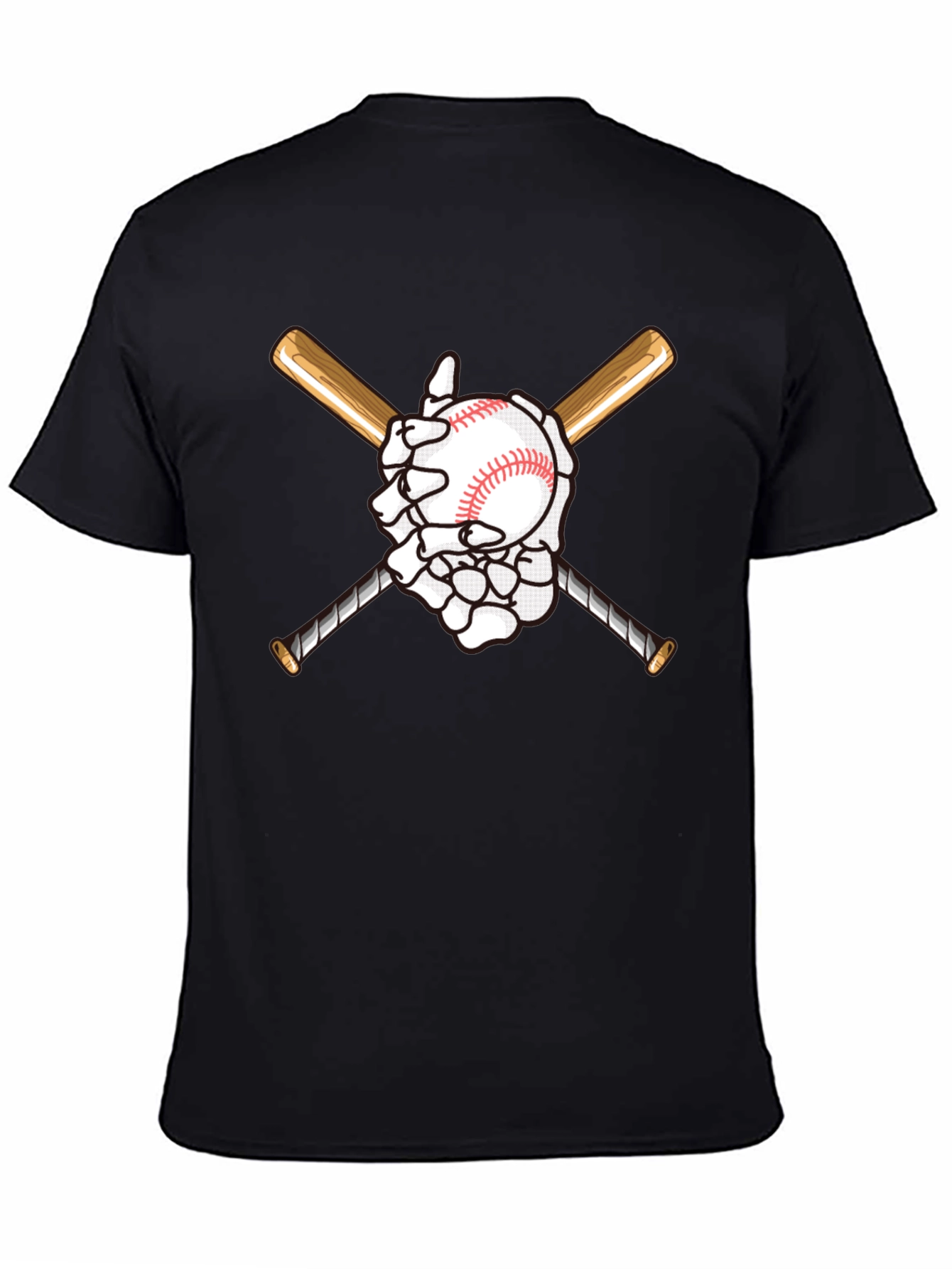 Baseball Skeleton Hand T-Shirt