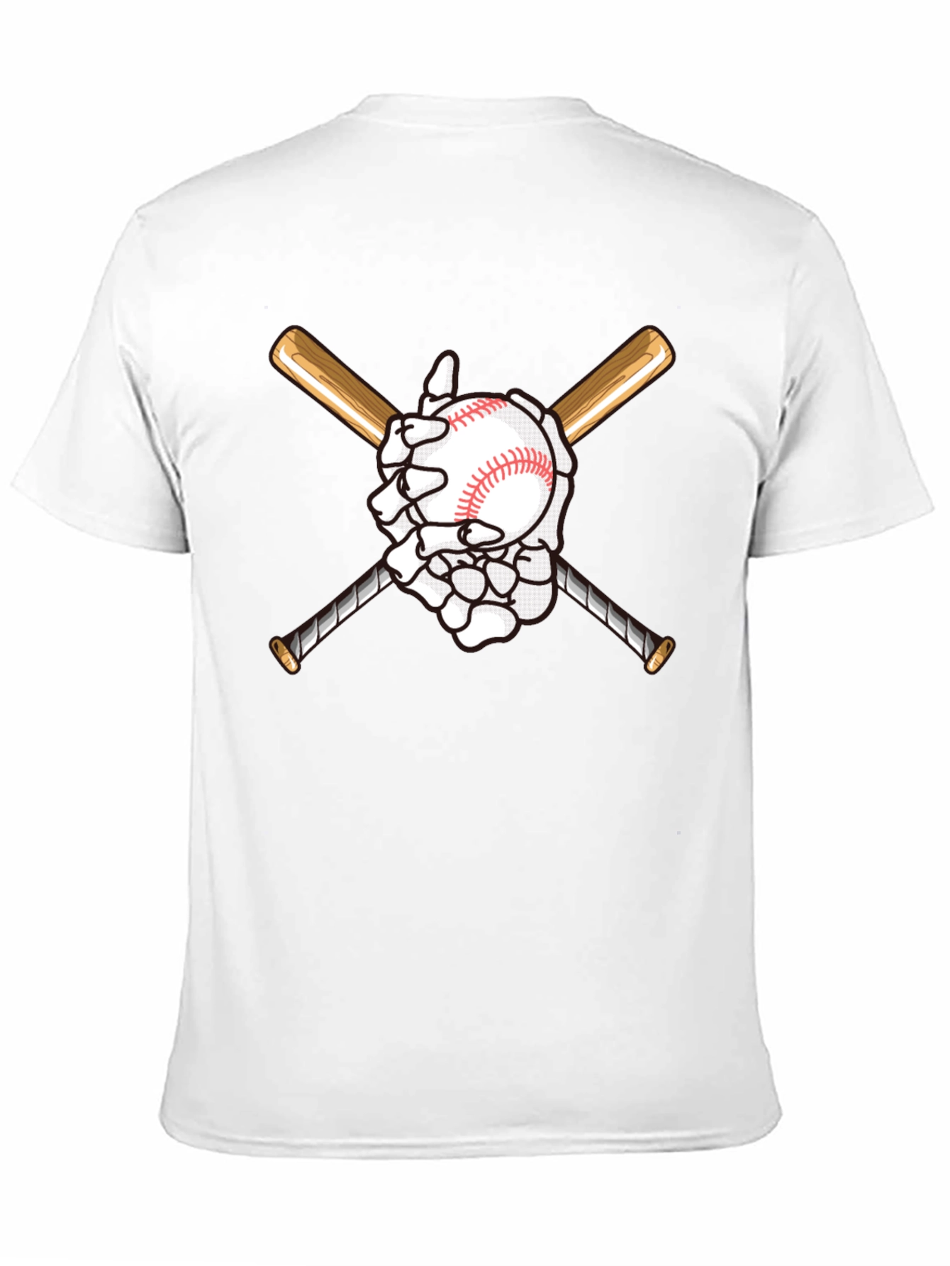 Baseball Skeleton Hand T-Shirt