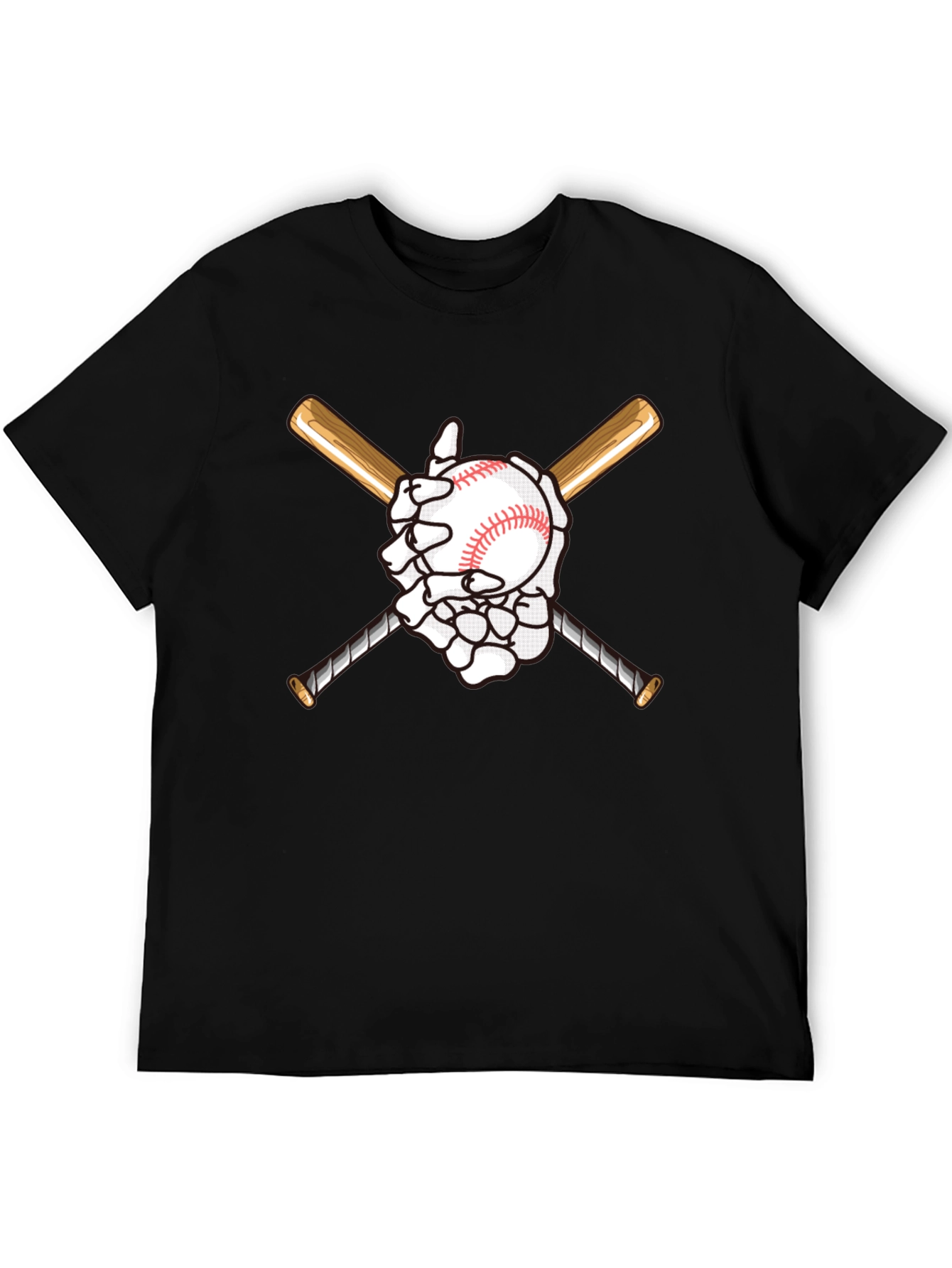 Baseball Skeleton Hand T-Shirt