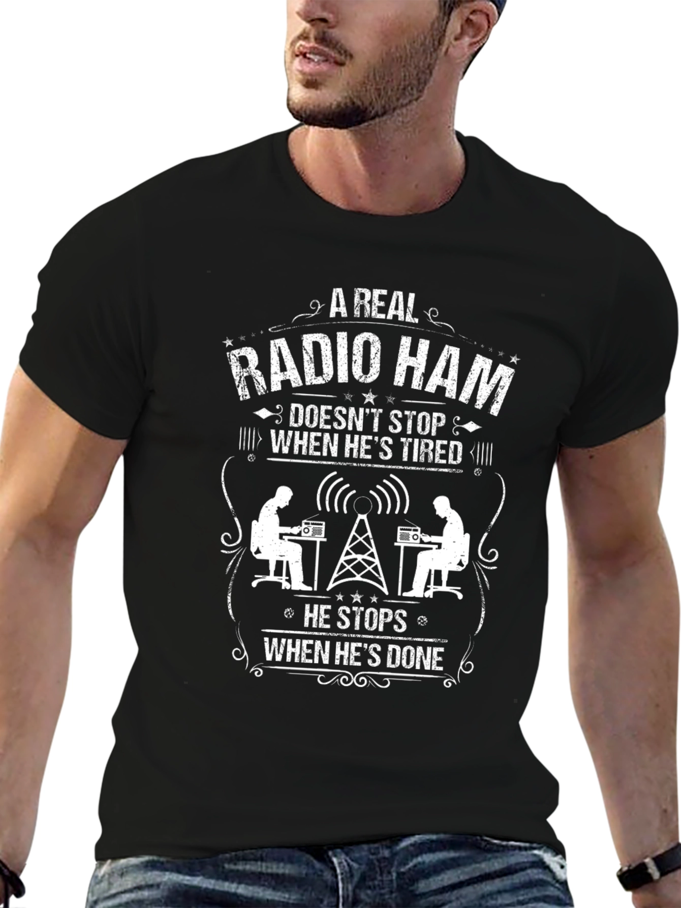Radio Ham T-Shirt: A Real Radio Ham