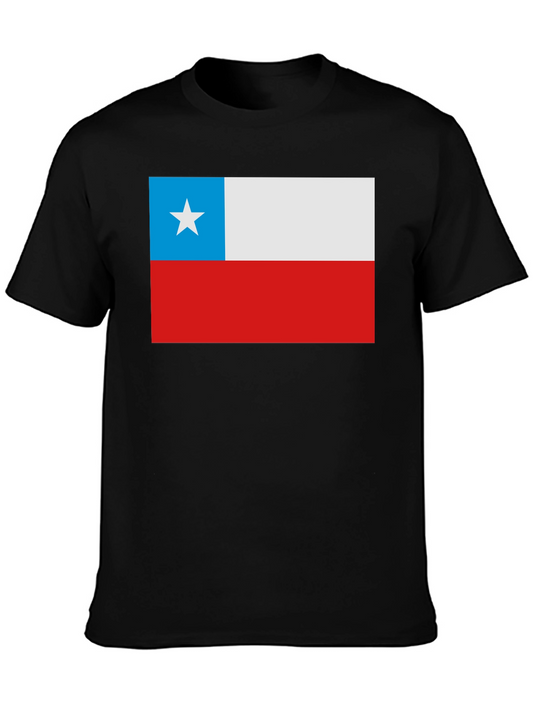 Chile Flag Graphic T-Shirt - Patriotic Tee
