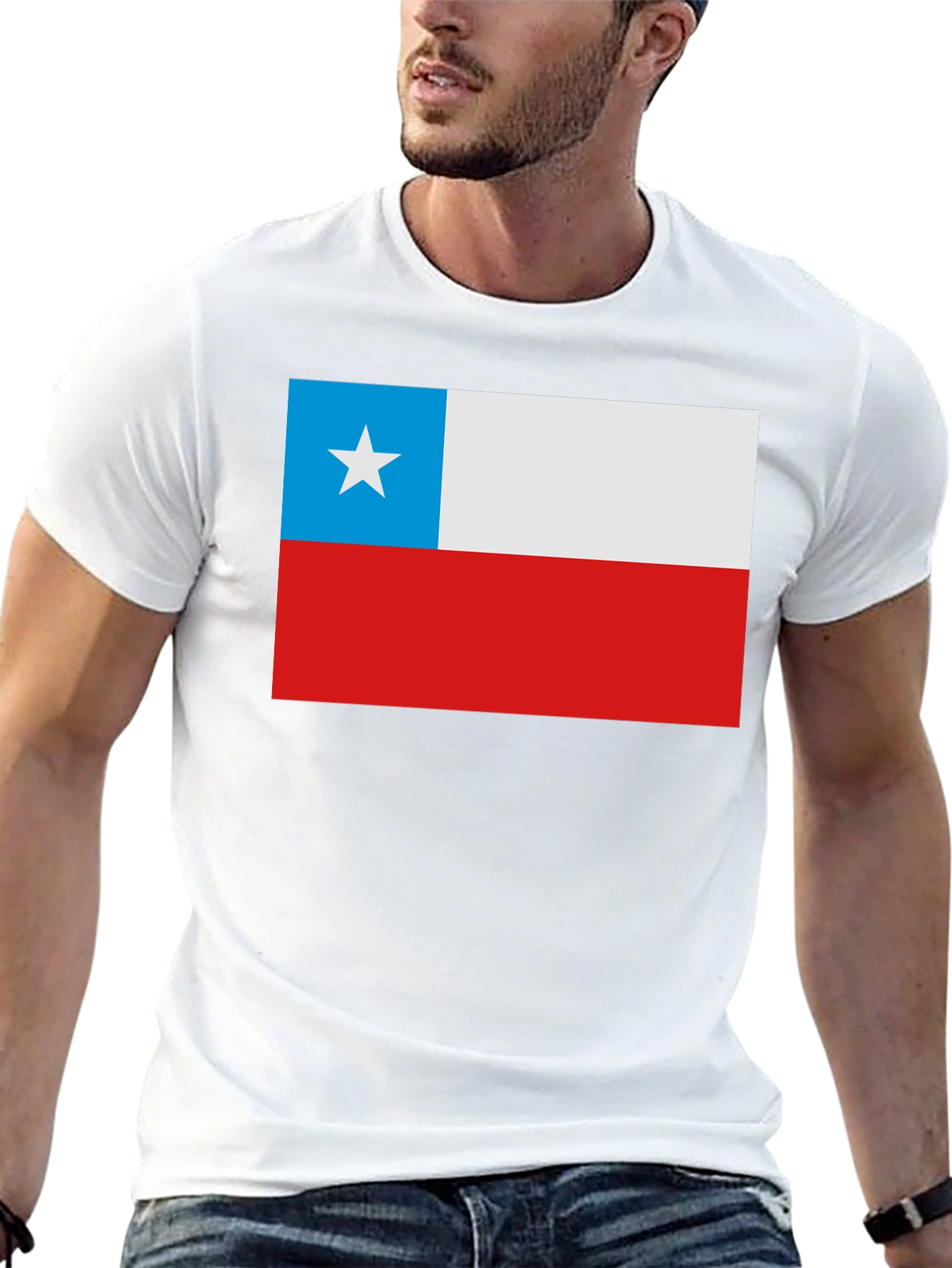 Chile Flag Graphic T-Shirt - Patriotic Tee