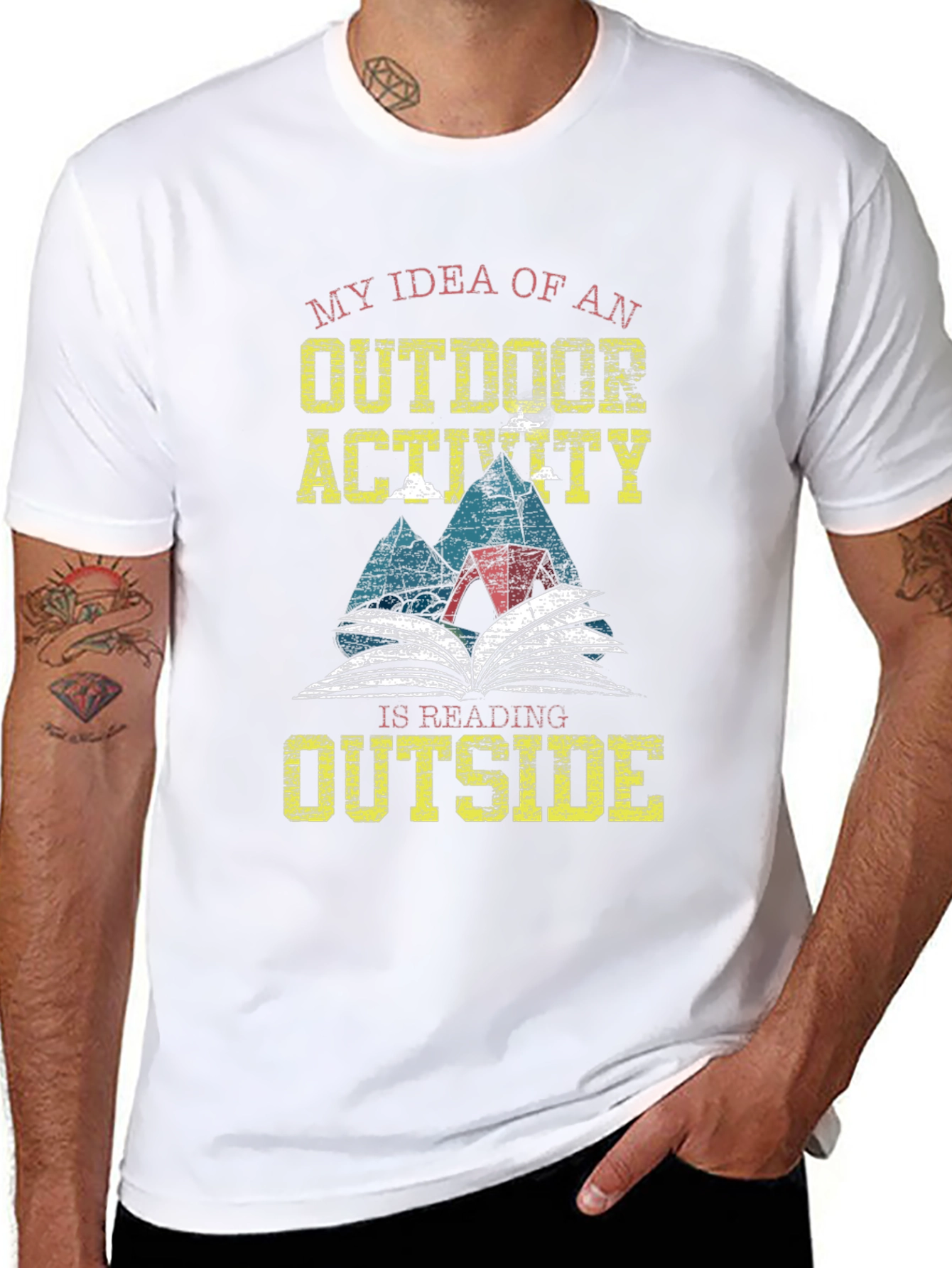 Outdoor Activity Reading T-Shirt