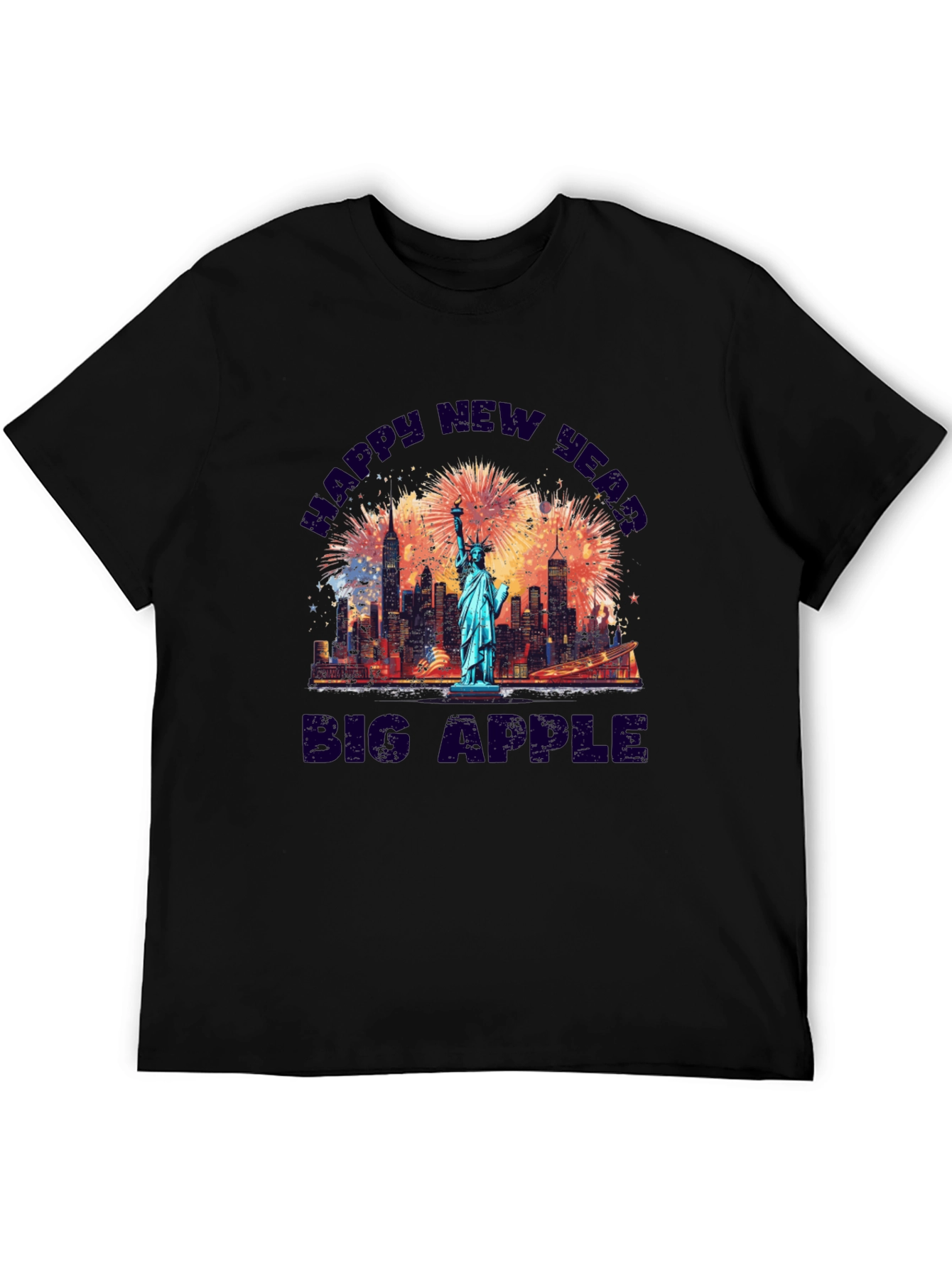 Happy New Year Big Apple T-Shirt