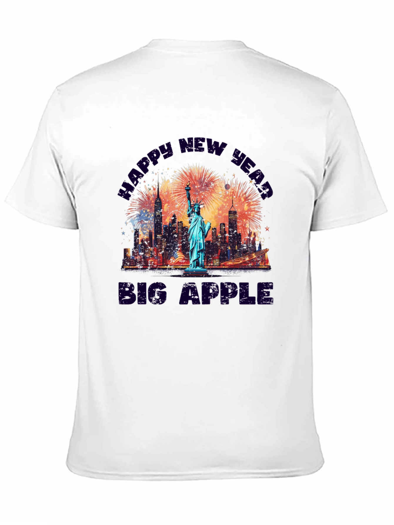 Happy New Year Big Apple T-Shirt